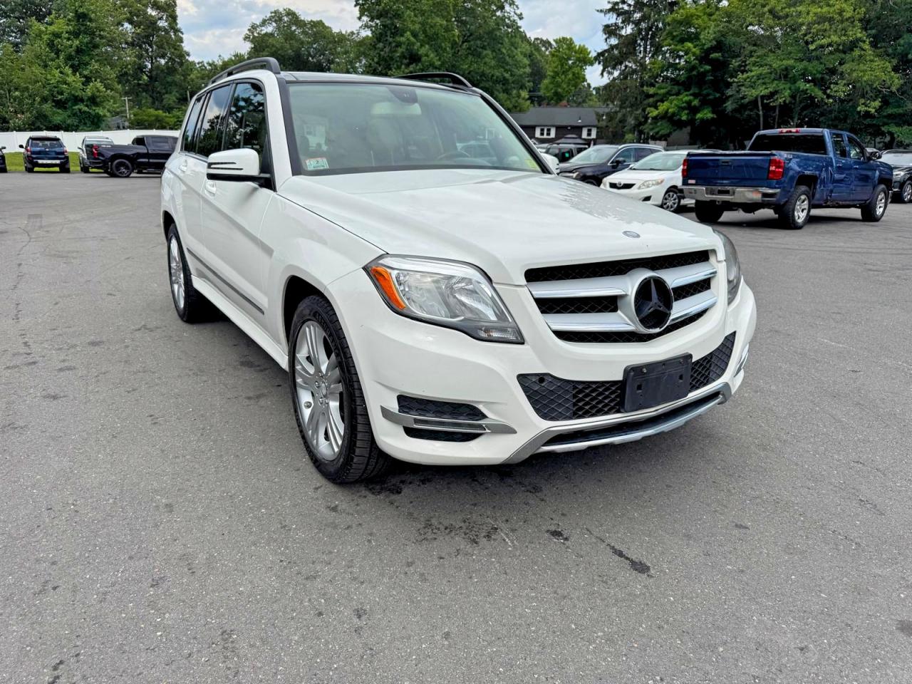 2015 Mercedes-benz Glk 350 4matic White vin: WDCGG8JB6FG413091