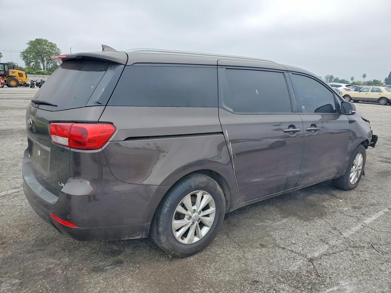2015 Kia Sedona Lx Gray vin: KNDMB5C16F6027996