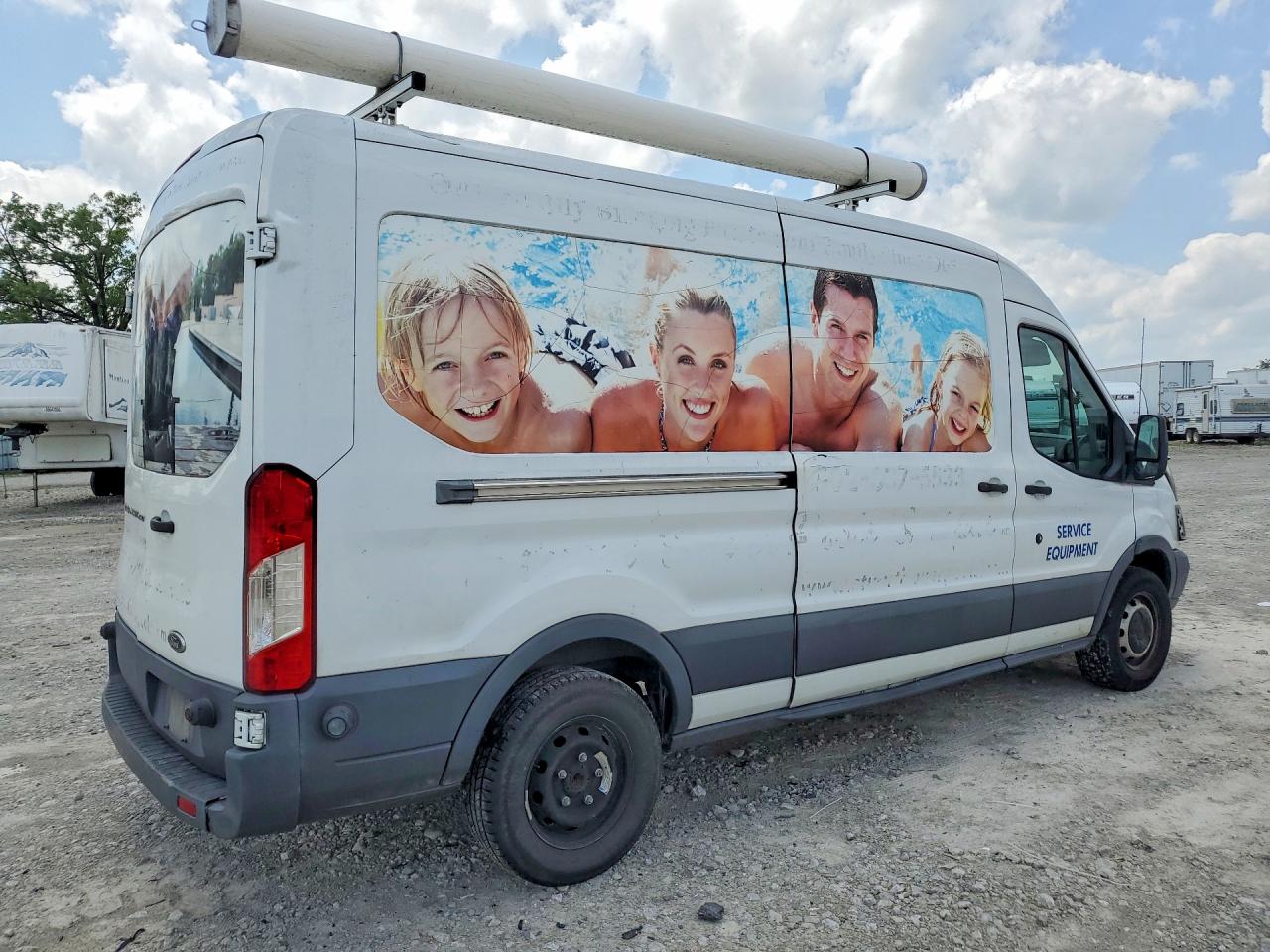 2015 Ford Transit T-250 Белый vin: 1FTNR2CM9FKA08987