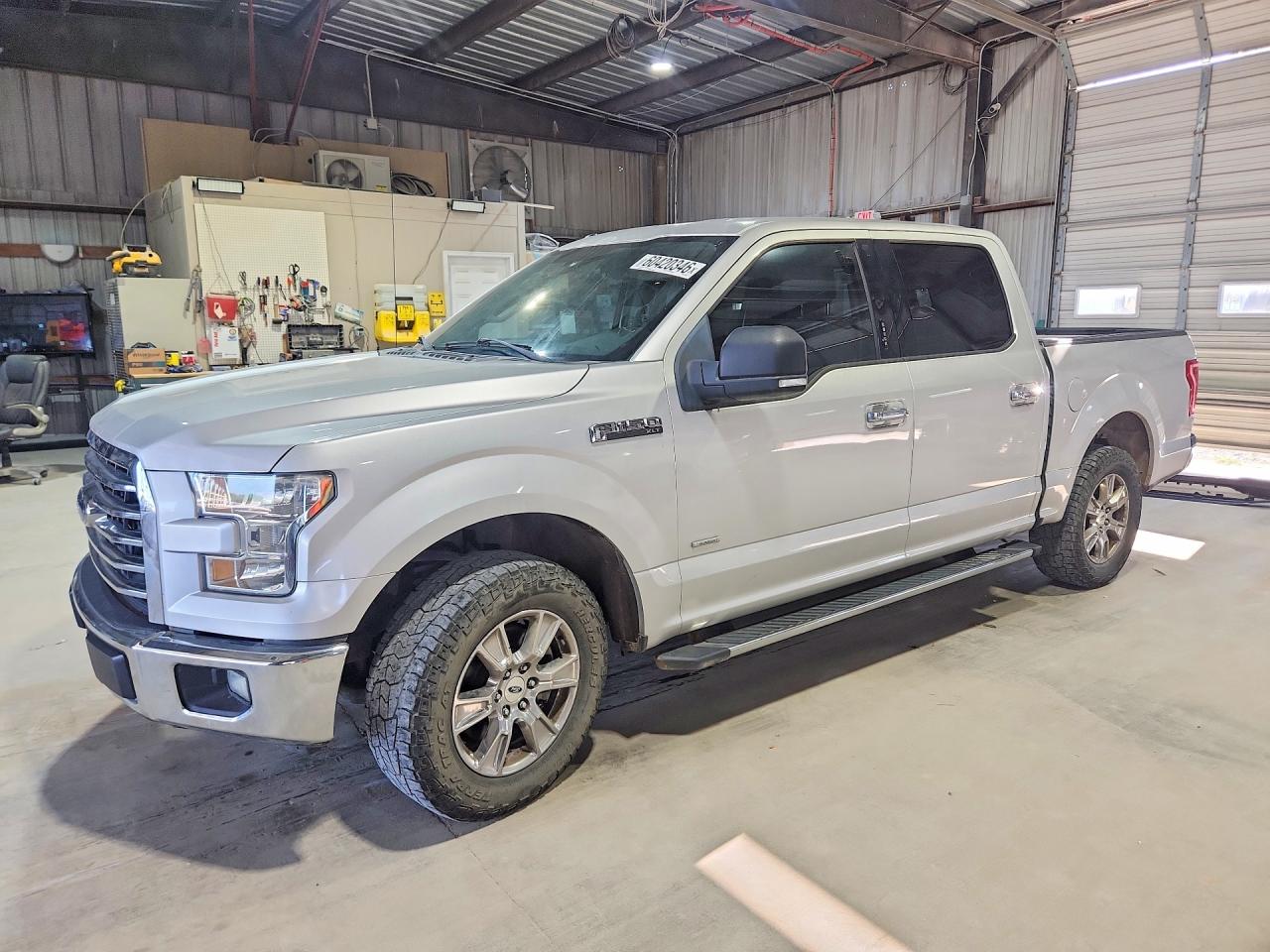 2015 Ford F150 Supercrew Silver vin: 1FTEW1CP5FKD37005