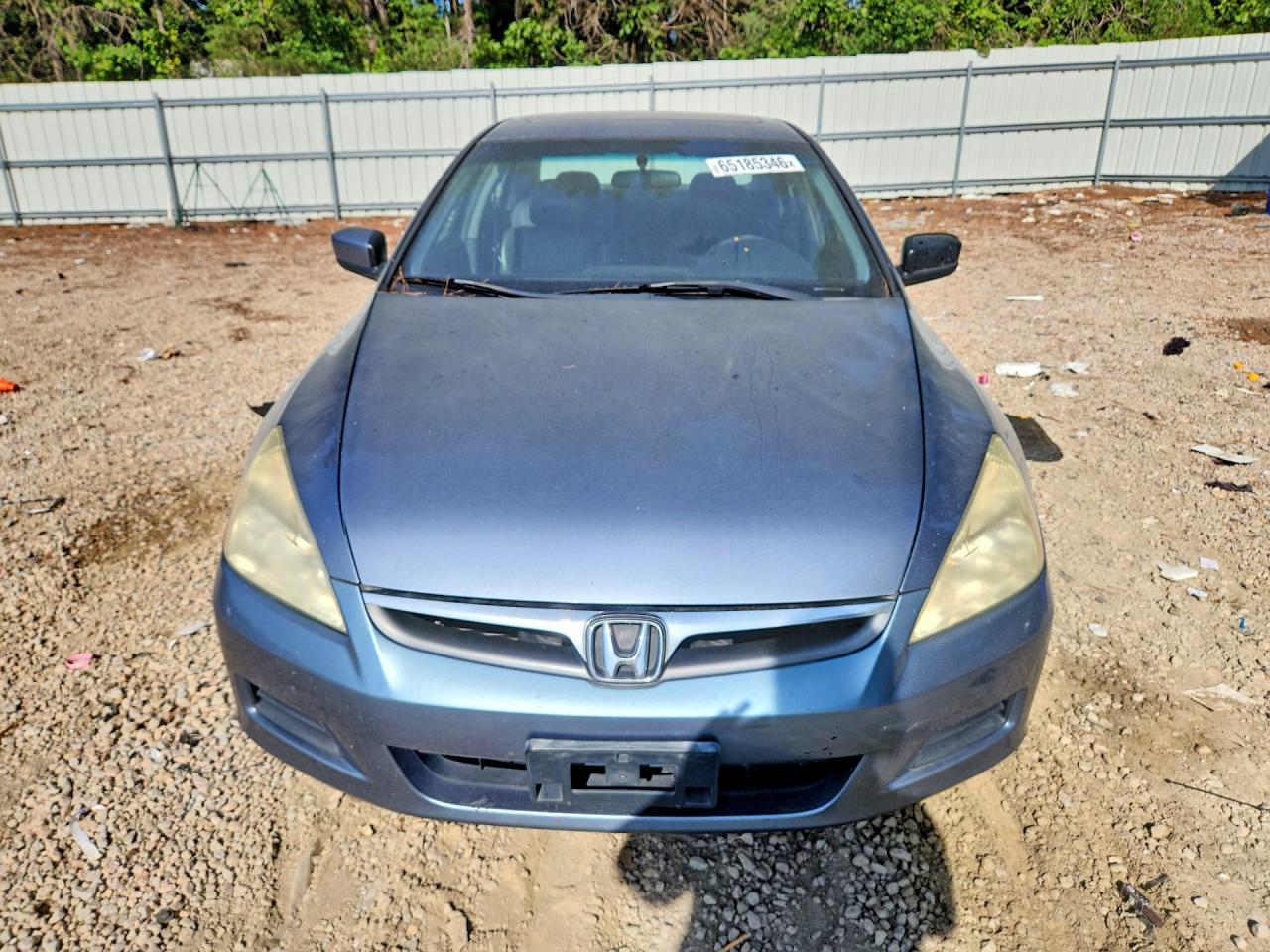 2007 Honda Accord Ex Blue vin: 1HGCM66807A025715