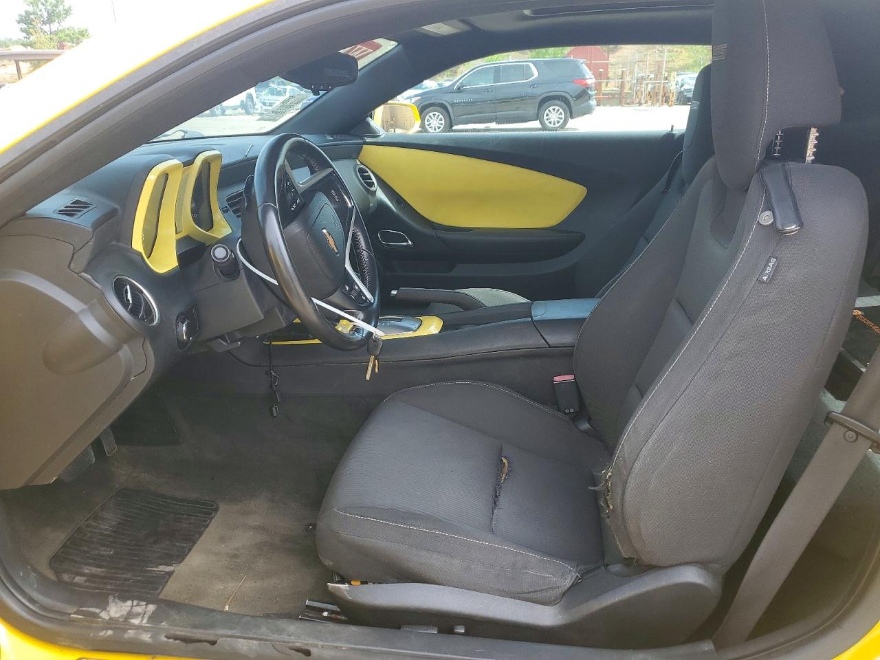 2010 Chevrolet Camaro Ss Yellow vin: 2G1FJ1EJ3A9143085