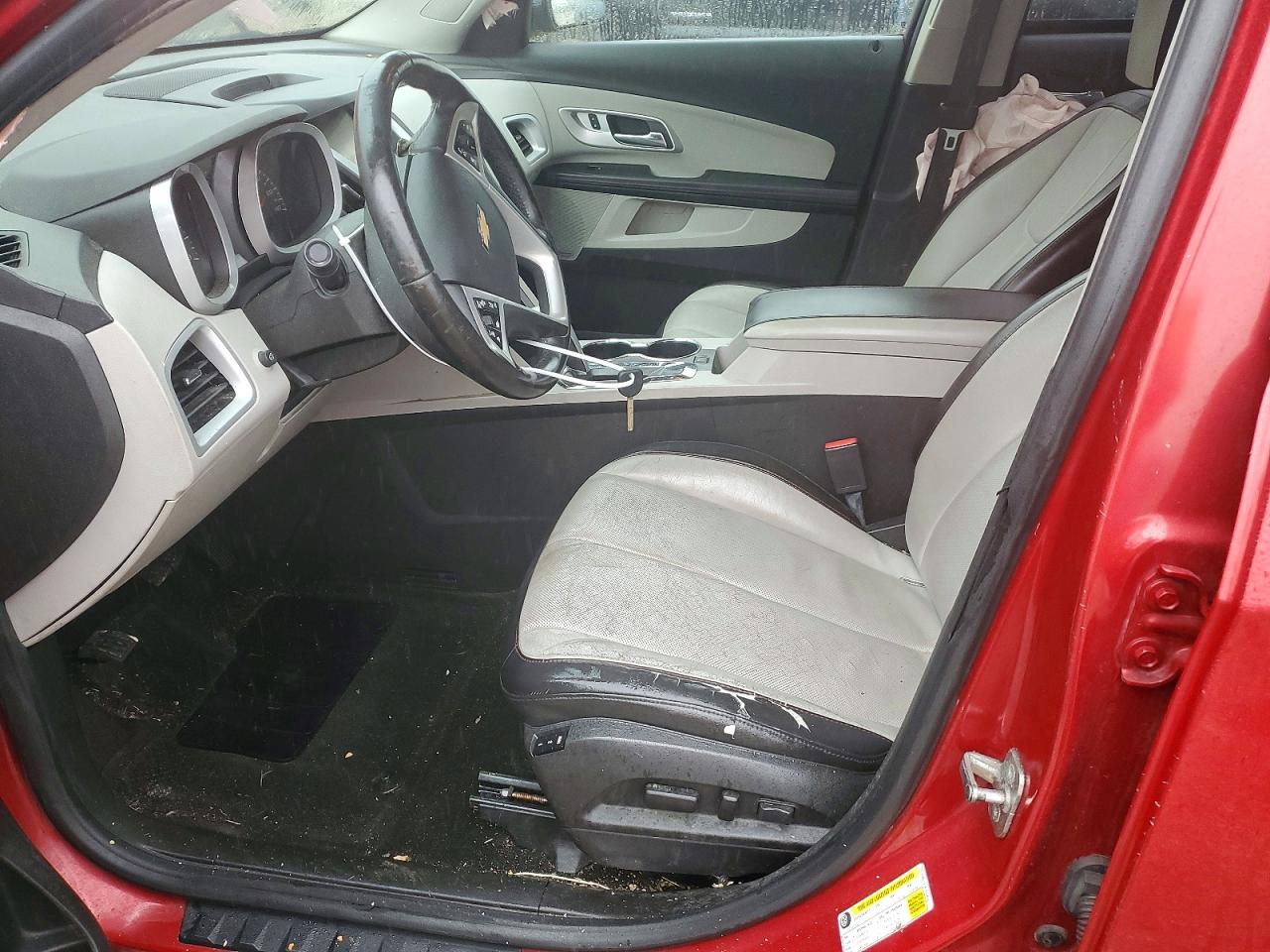 2014 Chevrolet Equinox Ltz Red vin: 2GNALDEK1E6364477
