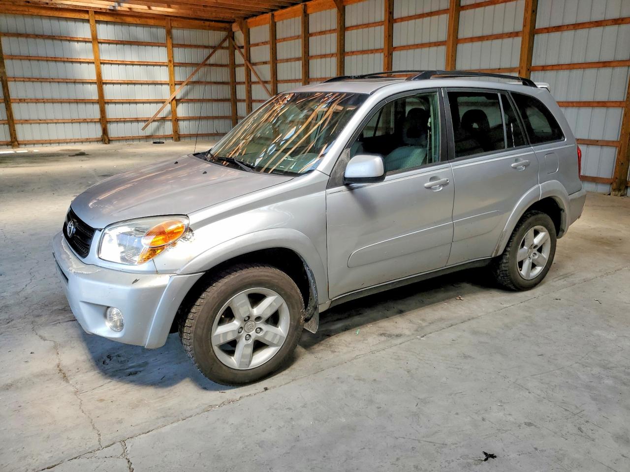 2004 Toyota Rav4 Base Silver vin: JTEHD20V246001227