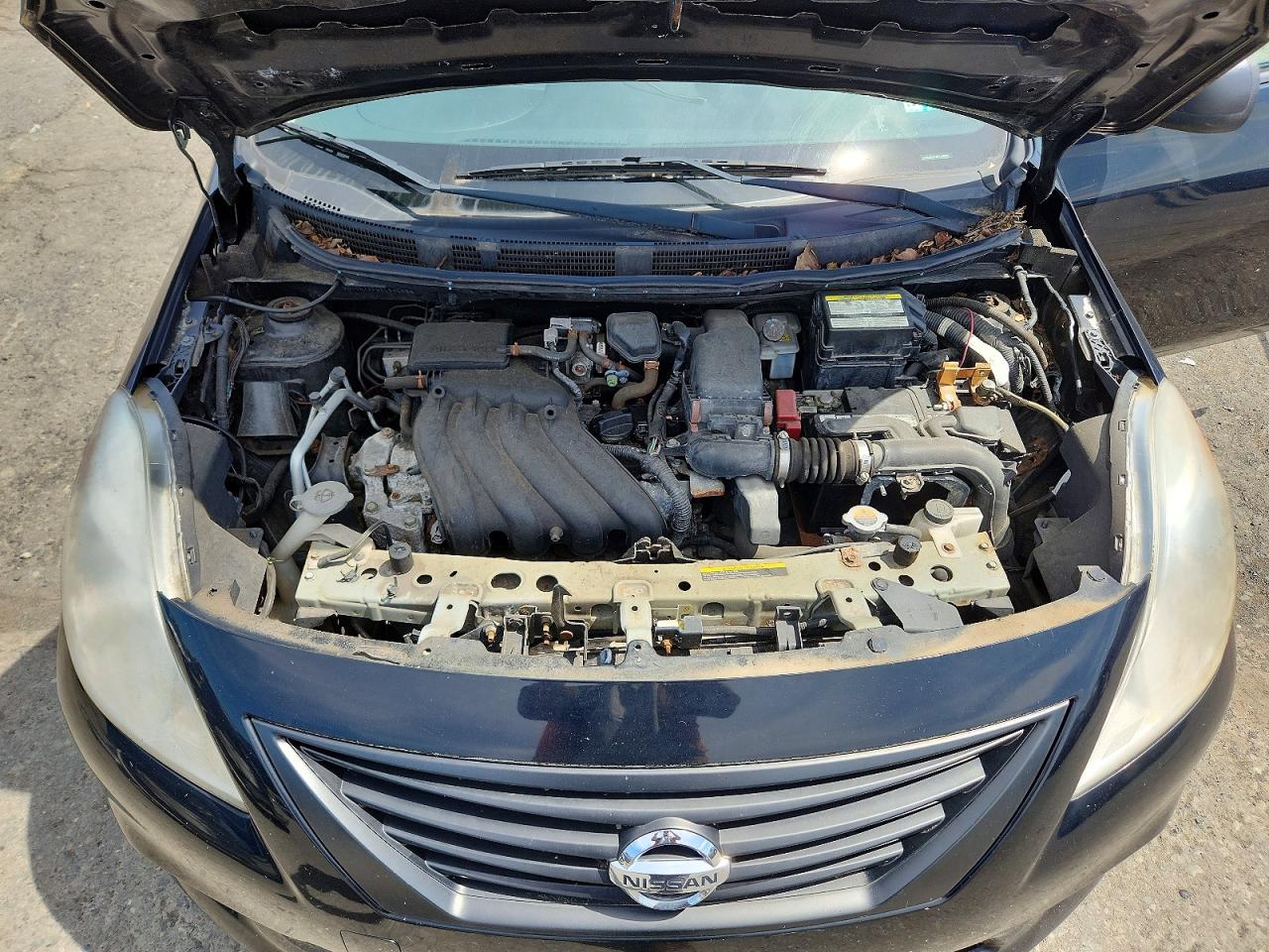 2014 Nissan Versa 1.6 S Black vin: 3N1CN7AP8EL840964
