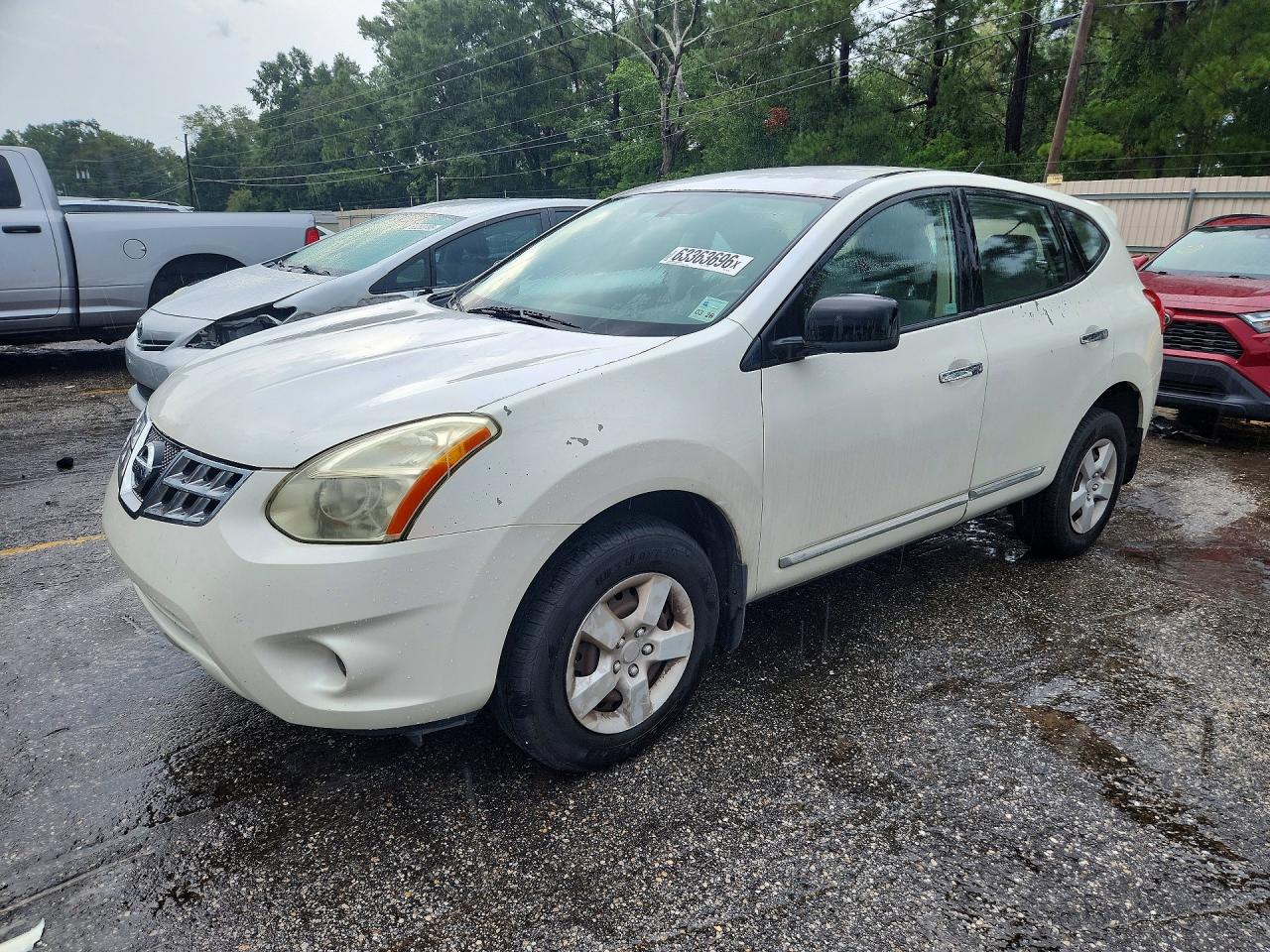 2011 Nissan Rogue S Белый vin: JN8AS5MT4BW186100