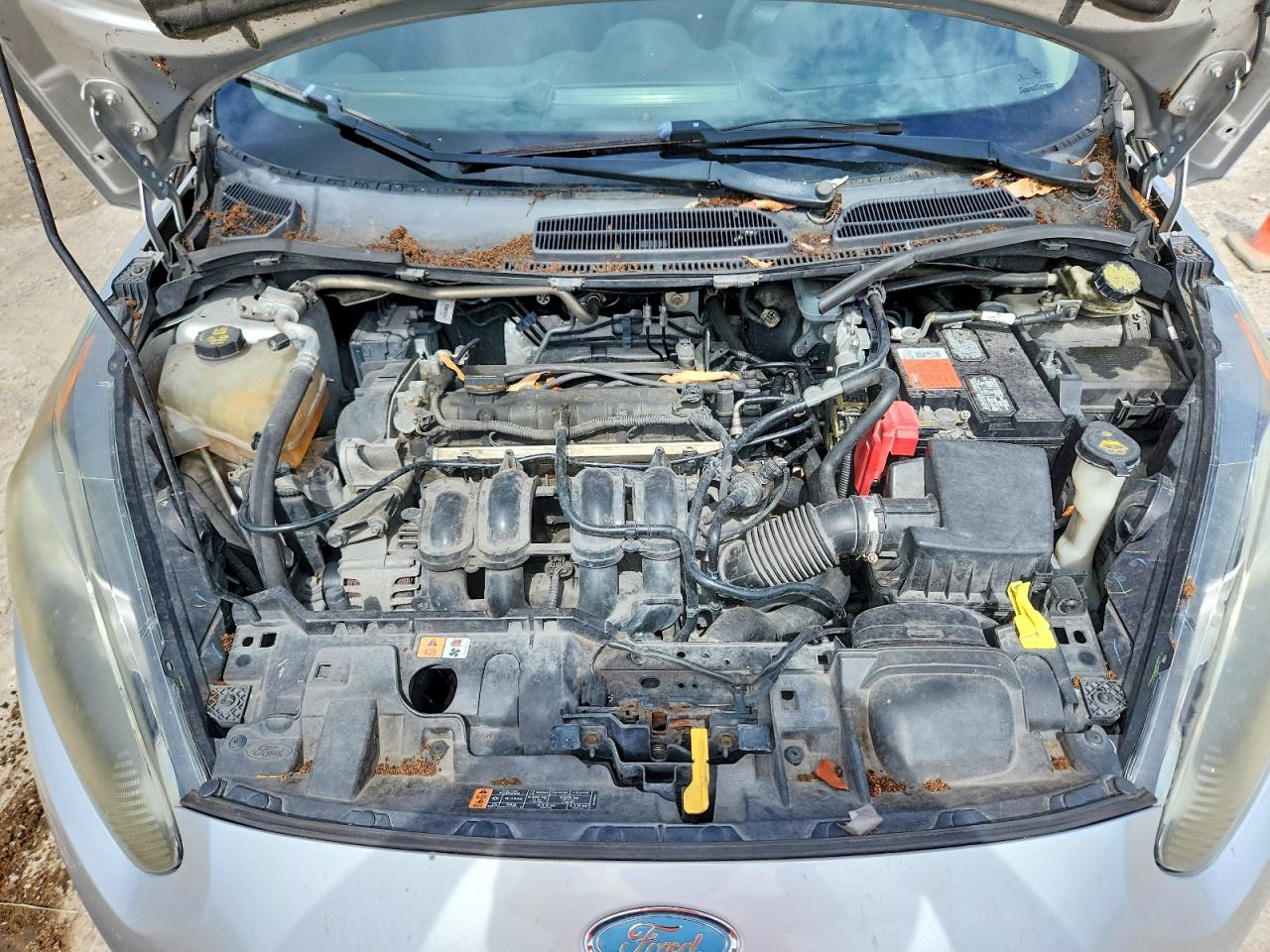 2011 Ford Fiesta Se Silver vin: 3FADP4BJ8HM140841
