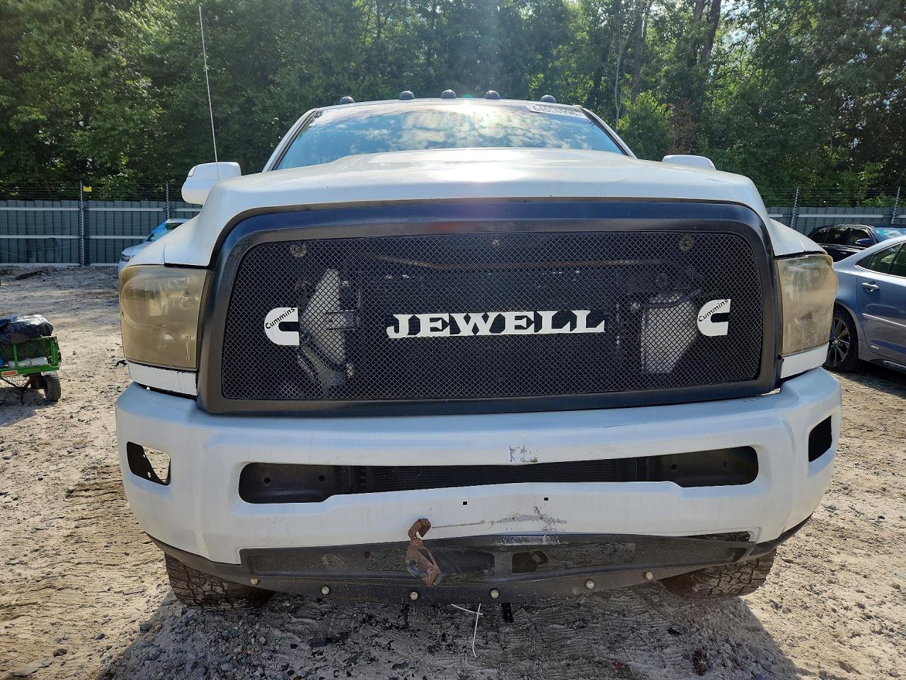 2010 Dodge Ram 2500 White vin: 3D7UT2CLXAG125455