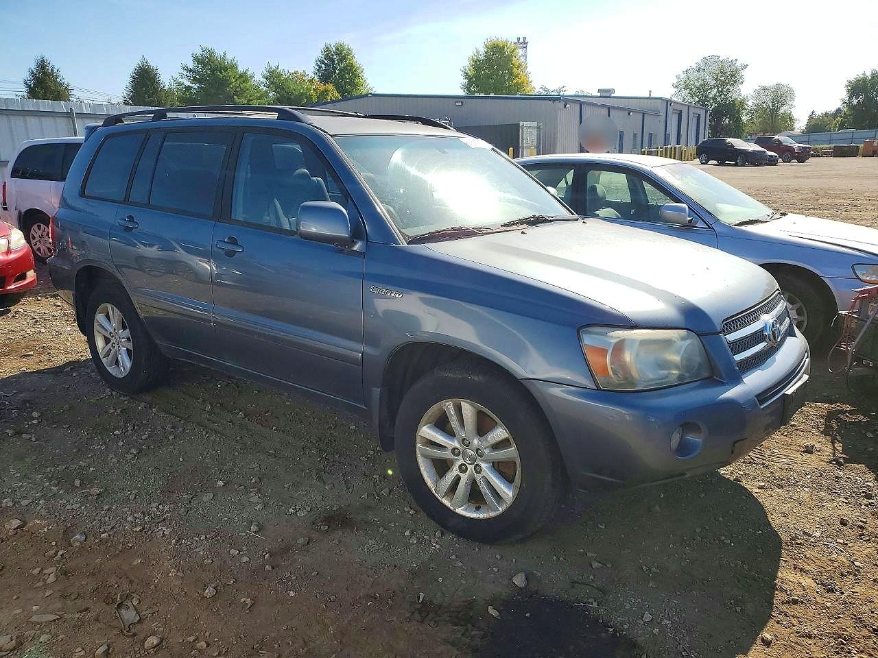 2006 Toyota Highlander Hybrid Blue vin: JTEEW21A460011336