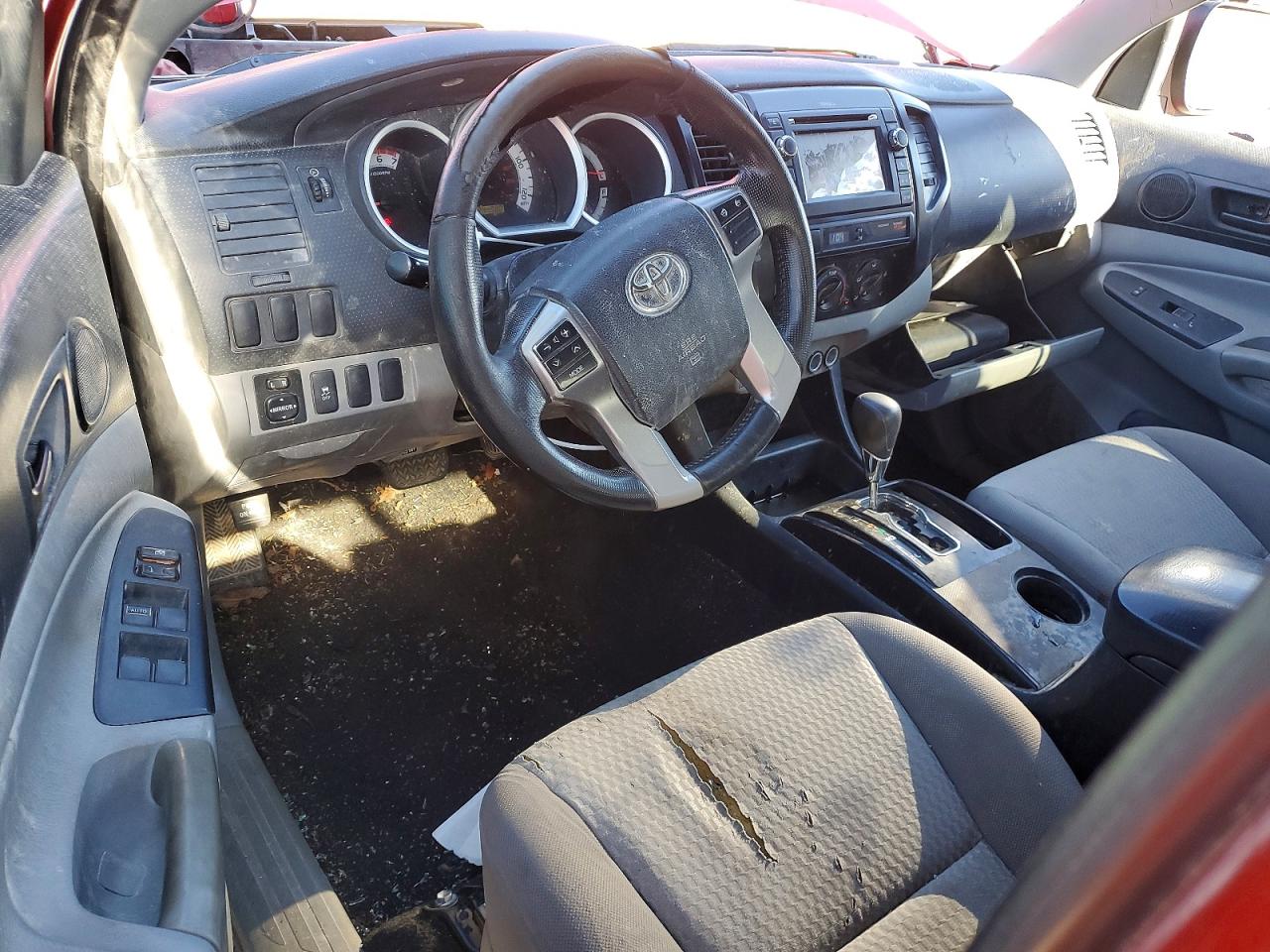 2013 Toyota Tacoma Double Cab Prerunner Red vin: 5TFJU4GN2DX042507