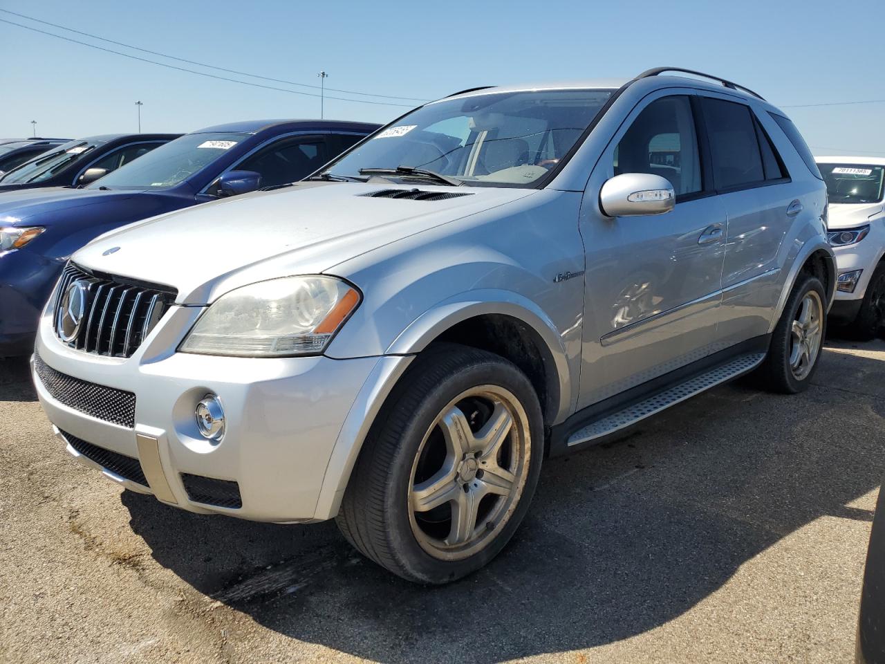 2007 Mercedes-benz Ml 63 Amg Silver vin: 4JGBB77E07A174373