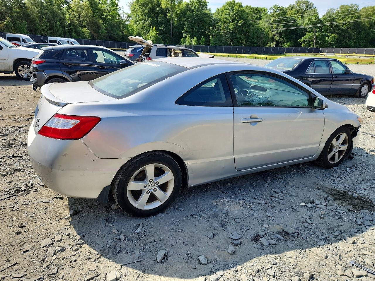 2007 Honda Civic Ex Серебряный vin: 2HGFG12827H526281