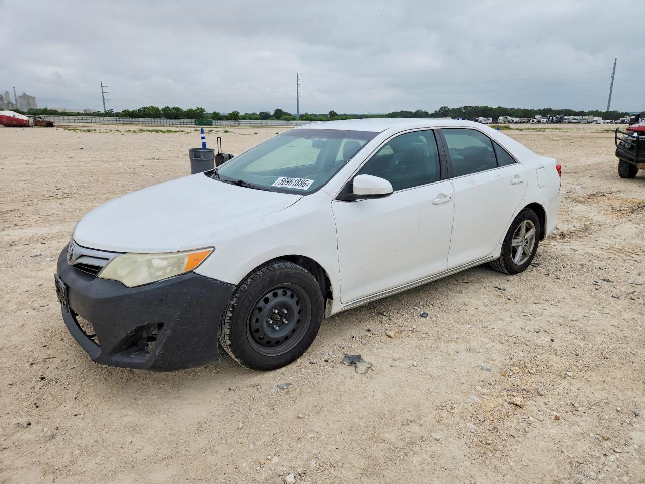 2012 Toyota Camry Le White vin: 4T1BF1FK4CU508941