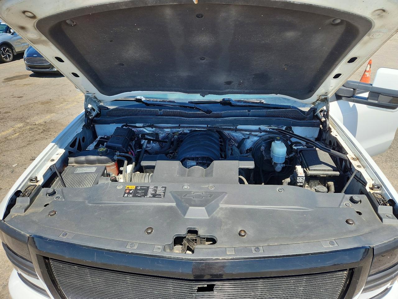 2014 Chevrolet Silverado K1500 Lt White vin: 1GCVKREC8EZ197364