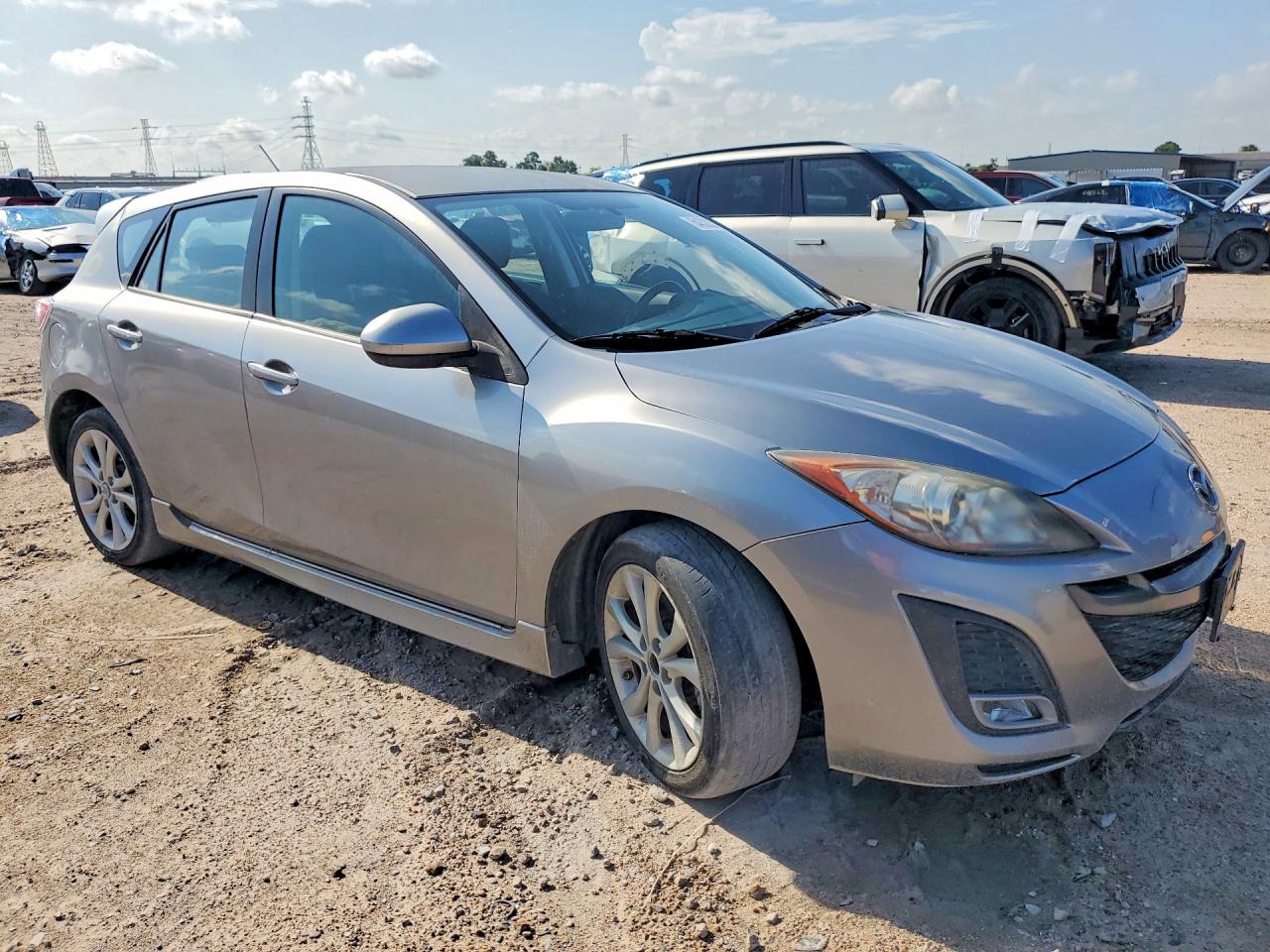 2010 Mazda 3 S Silver vin: JM1BL1H57A1335063