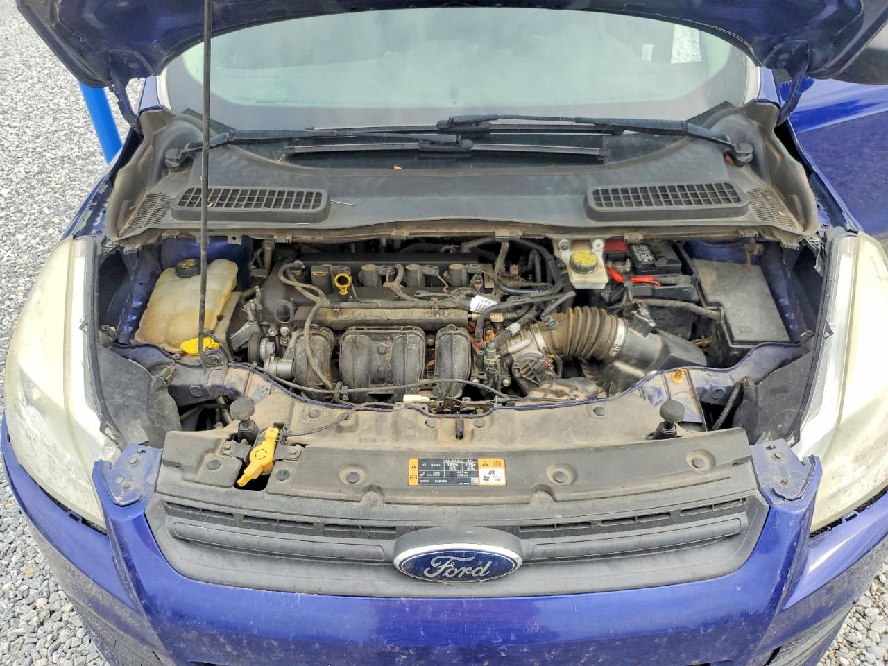 2016 Ford Escape S Blue vin: 1FMCU0F74GUC05423