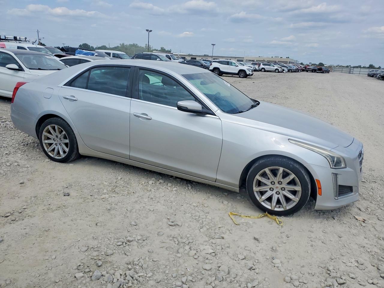 2014 Cadillac Cts Luxury Collection Silver vin: 1G6AX5SX4E0196882