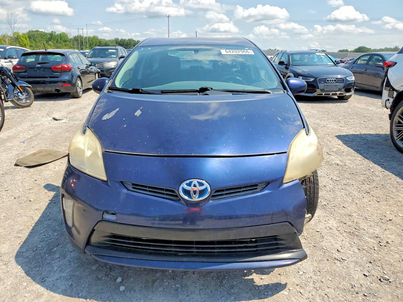 2012 Toyota Prius Two Blue vin: JTDKN3DU1C1586778