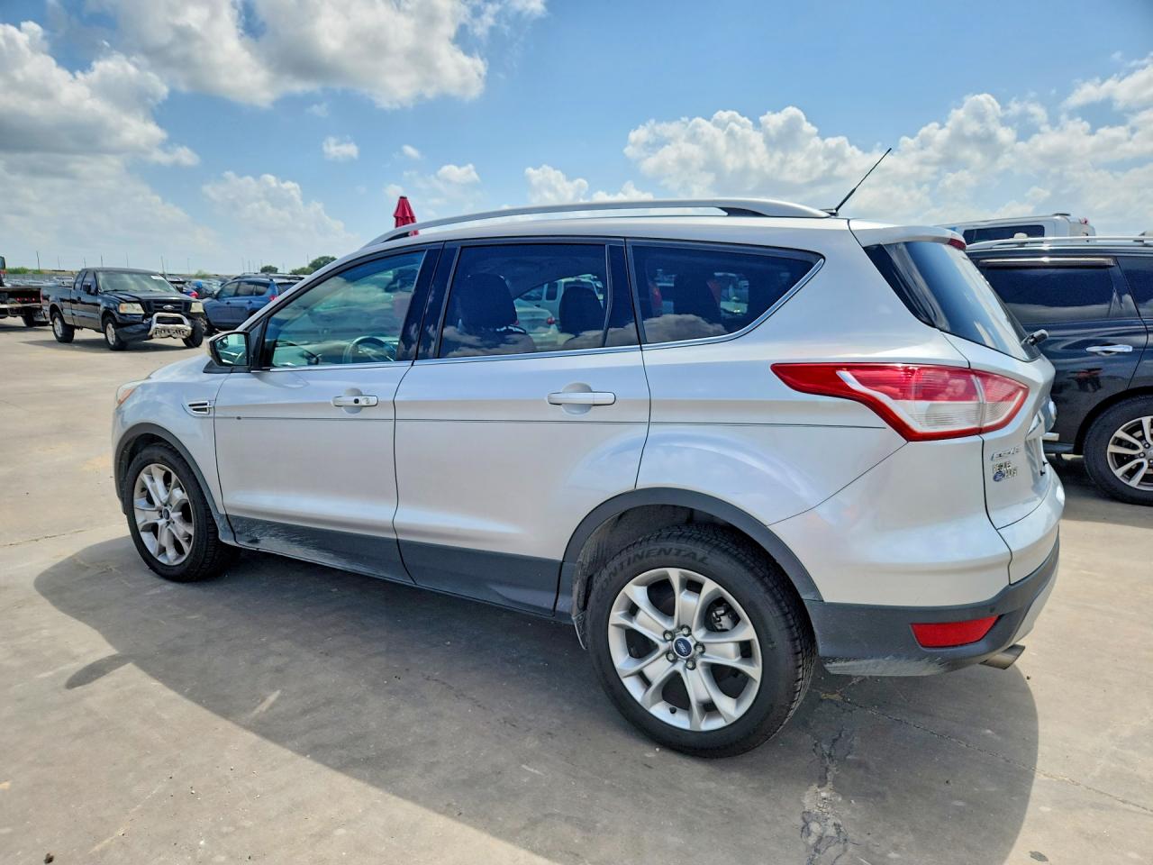 2015 Ford Escape Titanium Silver vin: 1FMCU0JX0FUB93616