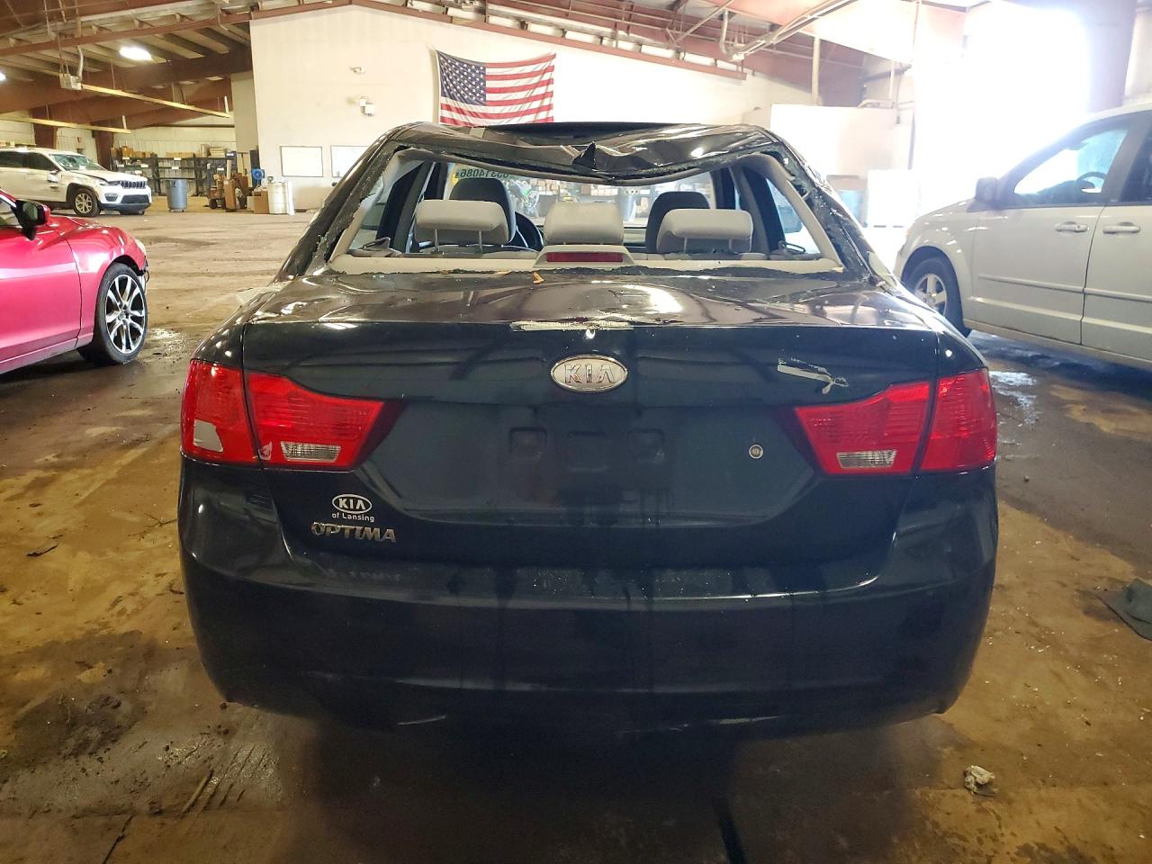 2010 Kia Optima Lx Black vin: KNAGG4A81A5395183