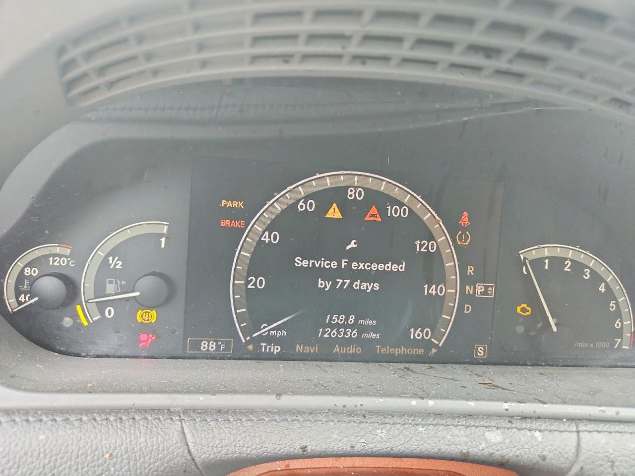 2007 Mercedes-benz Cl 550 Black vin: WDDEJ71XX7A006731