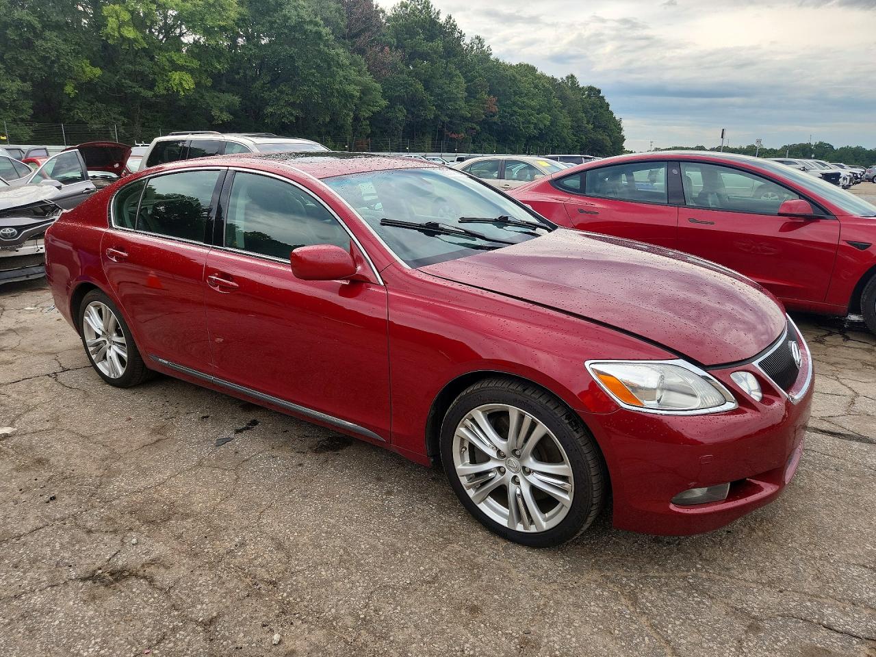 2007 Lexus Gs 450h Red vin: JTHBC96S375006707
