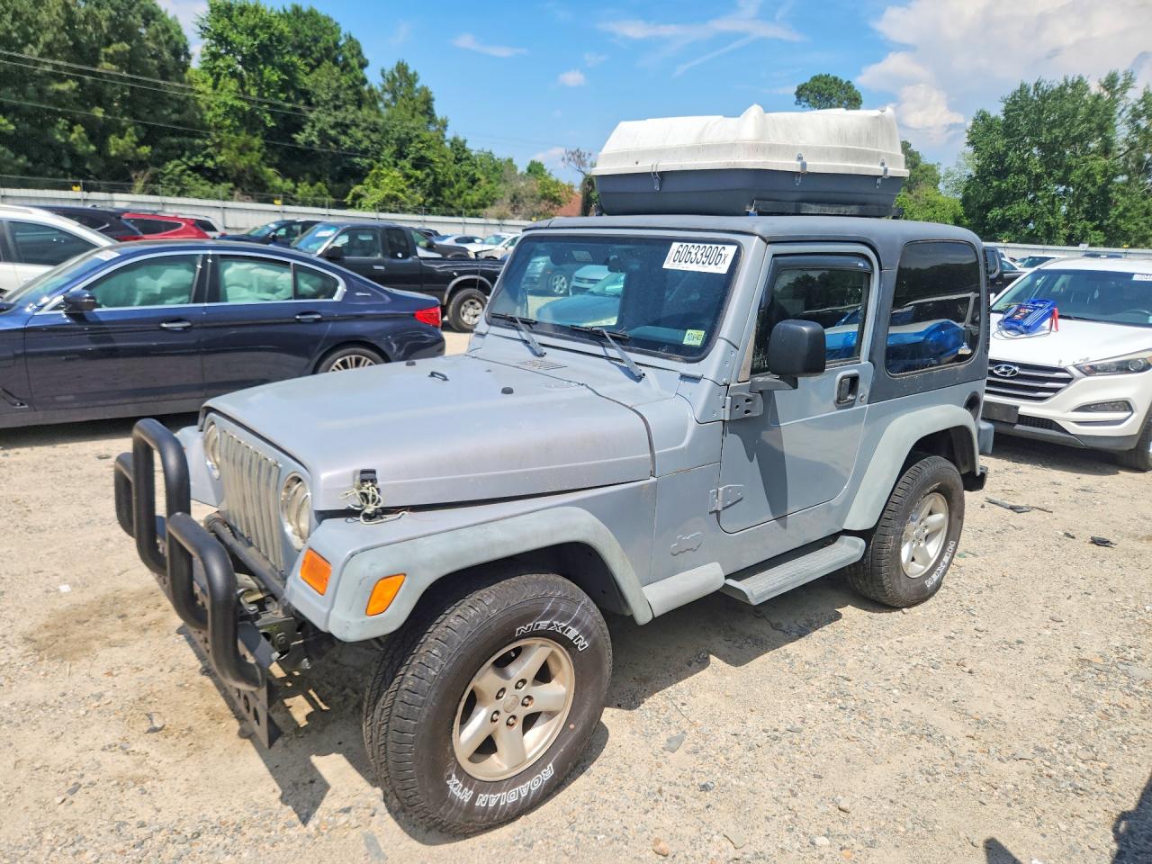 2006 Jeep Wrangler X Gray vin: 1J4FA39S86P718015
