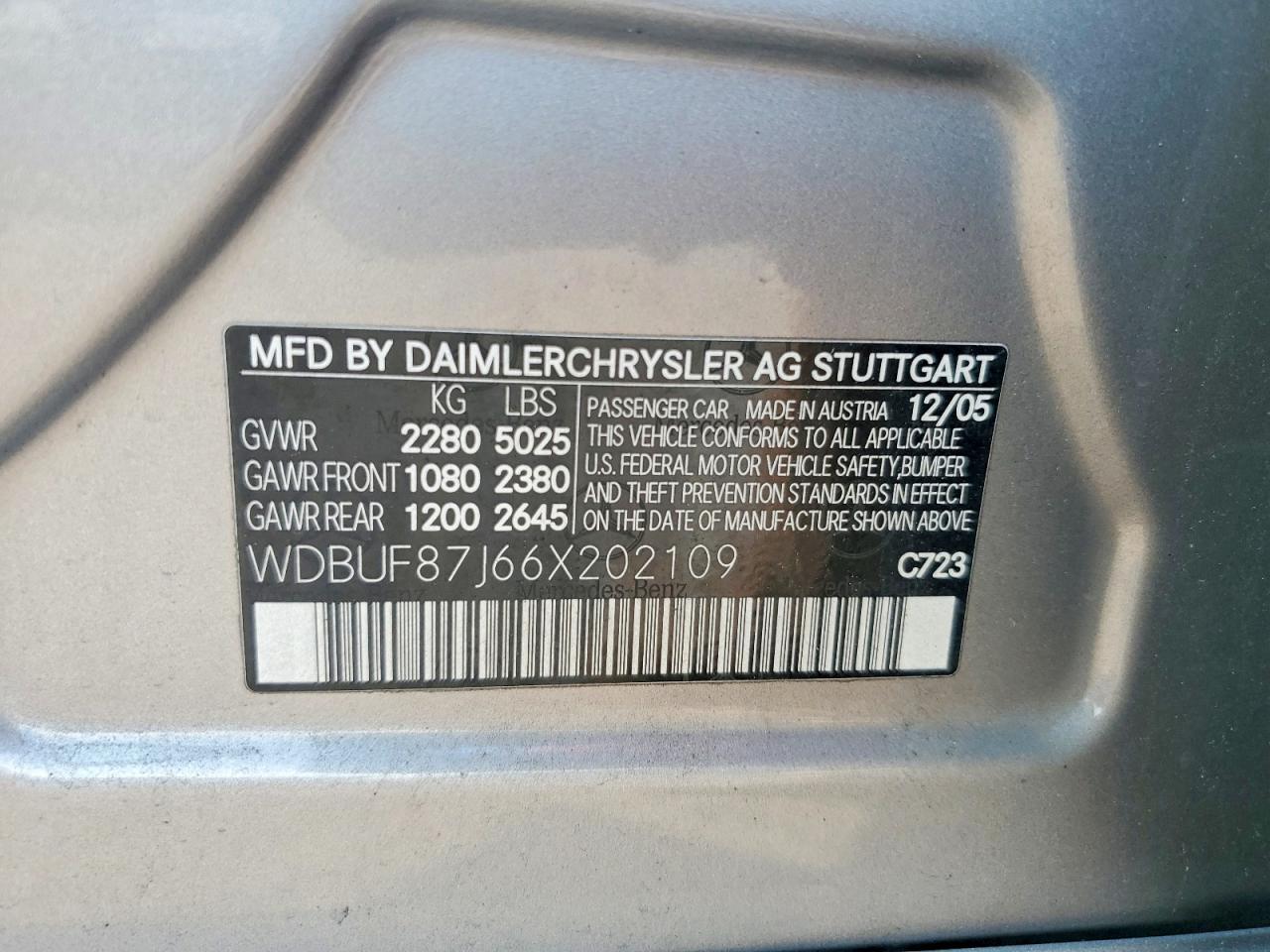 2006 Mercedes-benz E 350 4matic Gold vin: WDBUF87J66X202109