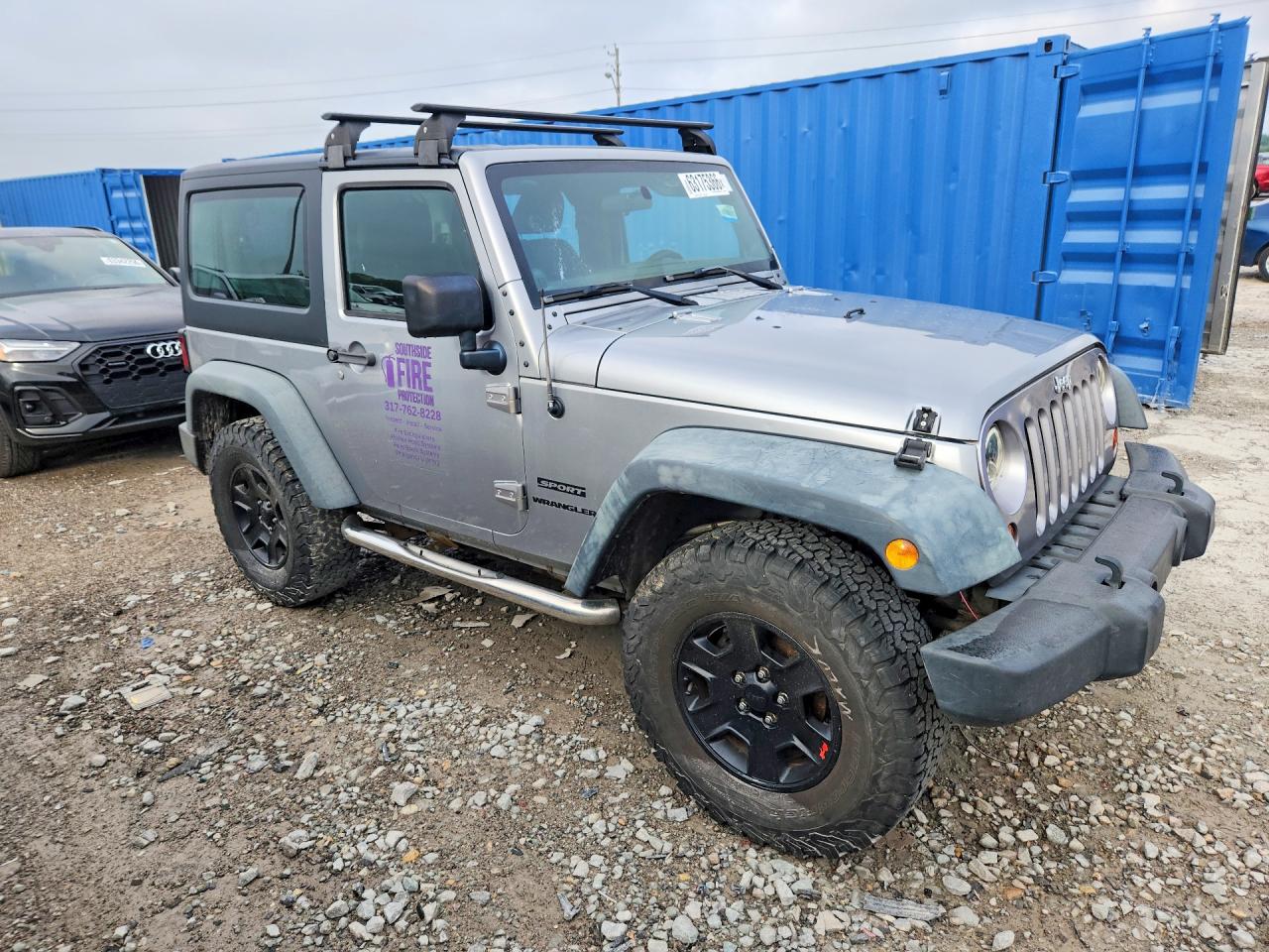 2013 Jeep Wrangler Sport Silver vin: 1C4AJWAG2DL647925