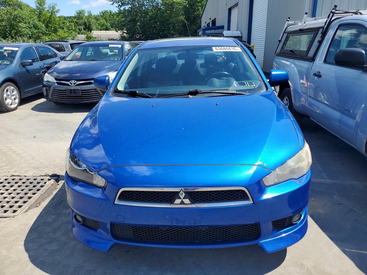 2009 Mitsubishi Lancer Es/es Sport Blue vin: JA3AU26U29U036131