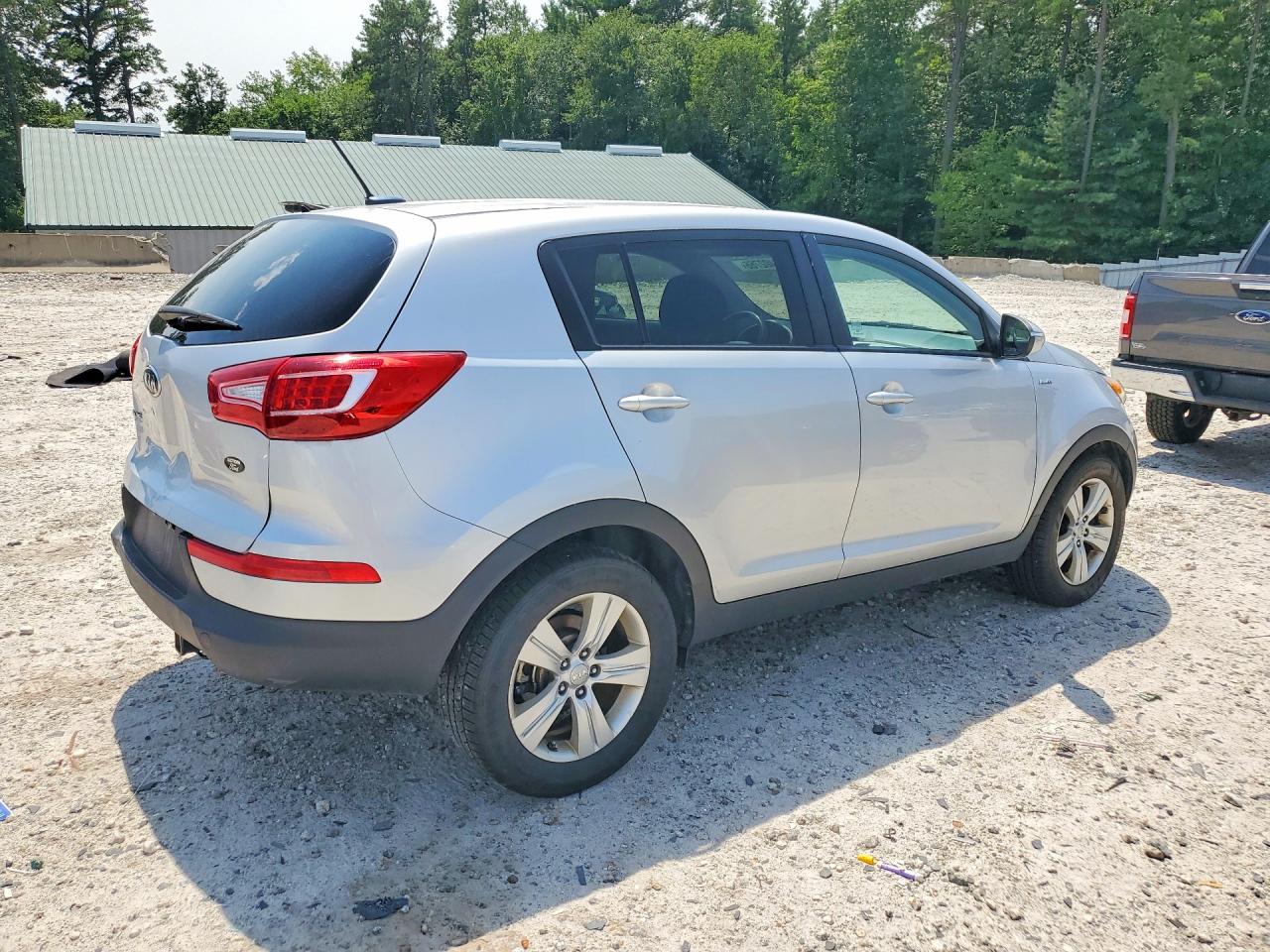 2012 Kia Sportage Lx Silver vin: KNDPBCA22C7307899