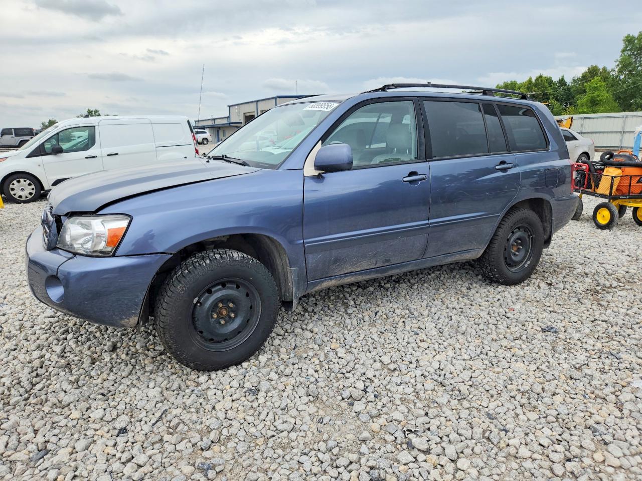 2005 Toyota Highlander Base Blue vin: JTEDD21A350121469
