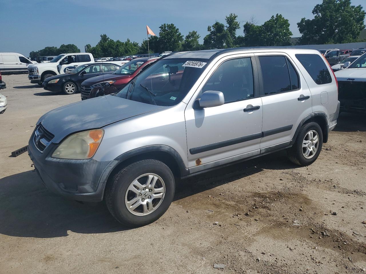 2002 Honda Cr-v Ex Серебряный vin: JHLRD78802C008196