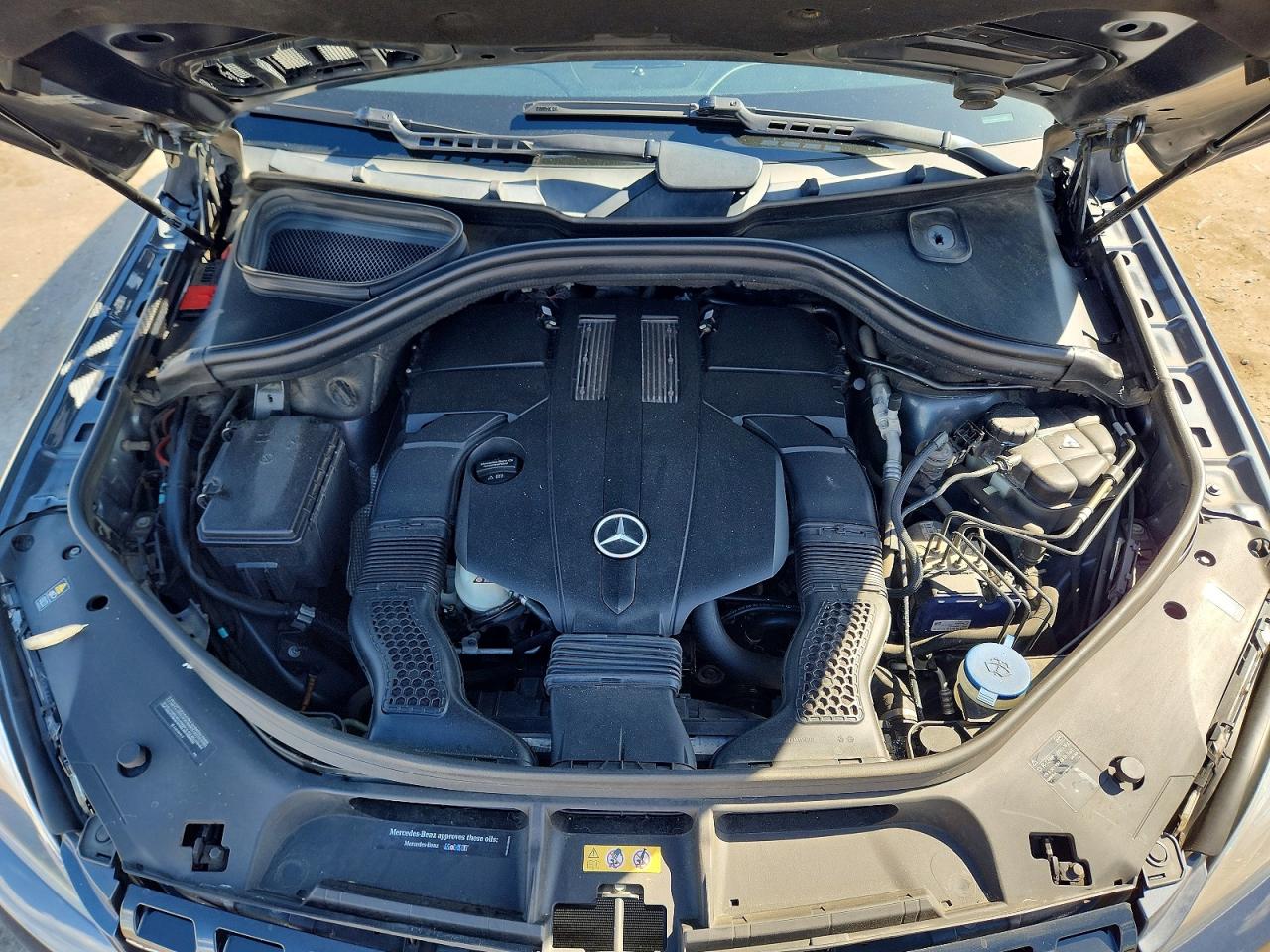 2015 Mercedes-benz Ml 400 4matic Серый vin: 4JGDA5GB2FA496534