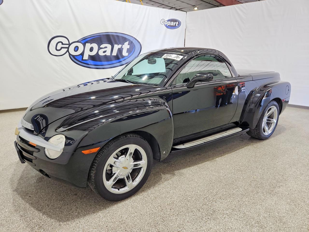2006 Chevrolet Ssr Black vin: 1GCES14H46B123013