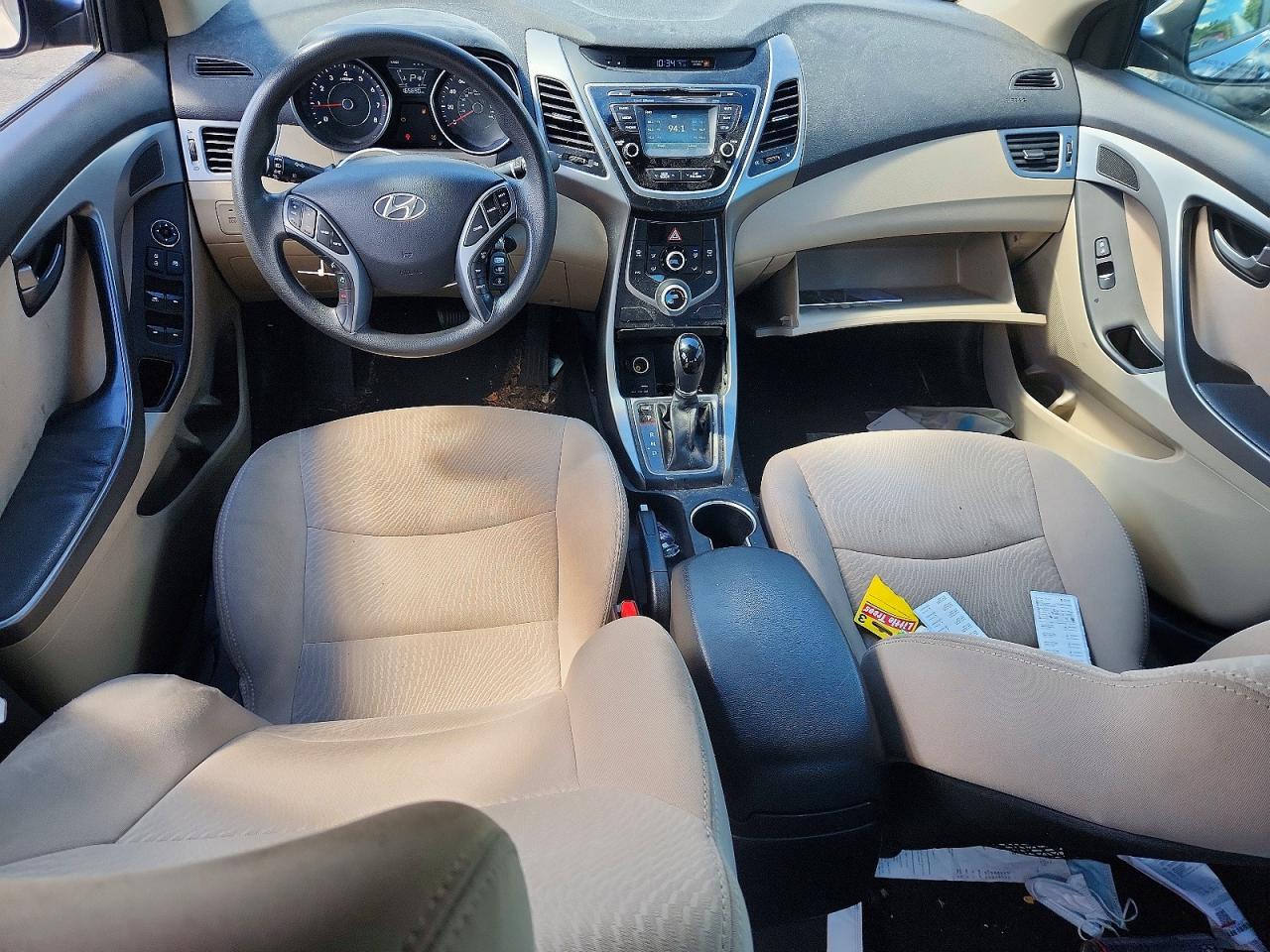 2015 Hyundai Elantra Se Gray vin: 5NPDH4AE3FH642168