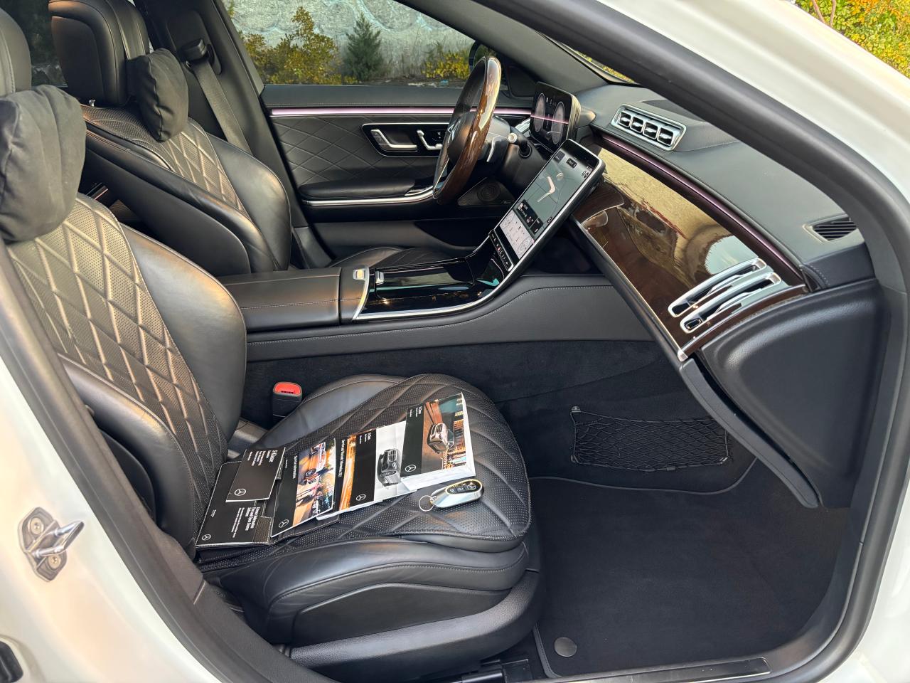 2021 Mercedes-benz S 580 4matic White vin: W1K6G7GB7MA016644