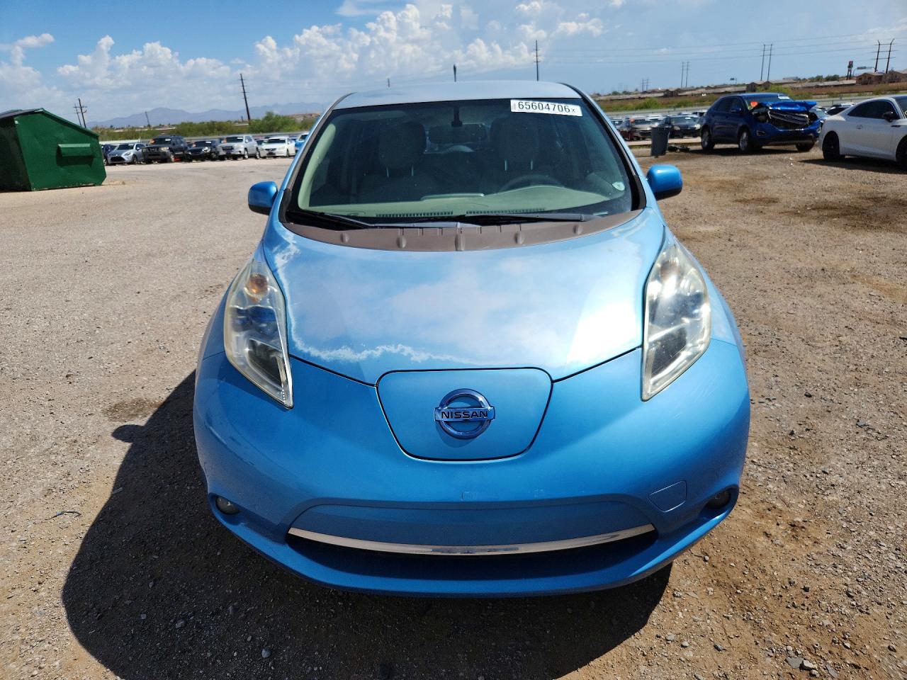 2011 Nissan Leaf Sv Синий vin: JN1AZ0CP3BT002560