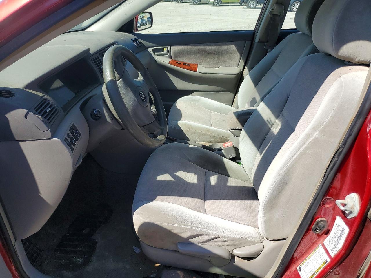 2008 Toyota Corolla Le Red vin: 1NXBR32E48Z967090