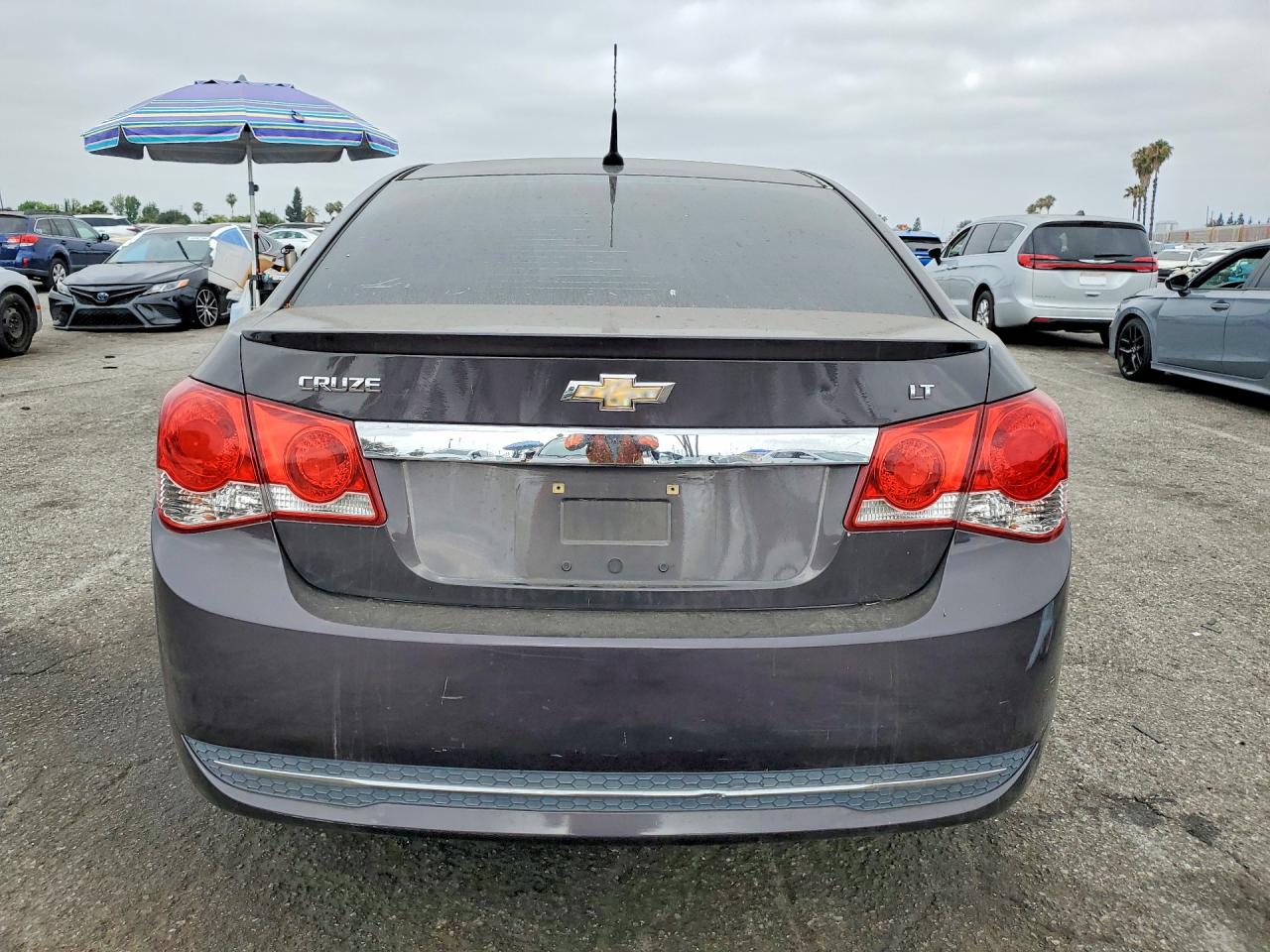 2014 Chevrolet Cruze Lt Gray vin: 1G1PC5SB4E7169186