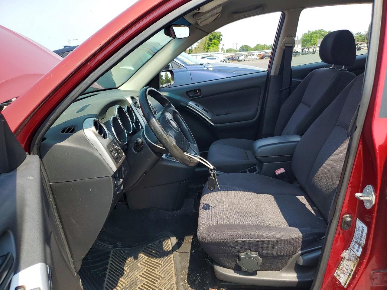 2004 Pontiac Vibe Red vin: 5Y2SL62844Z432467