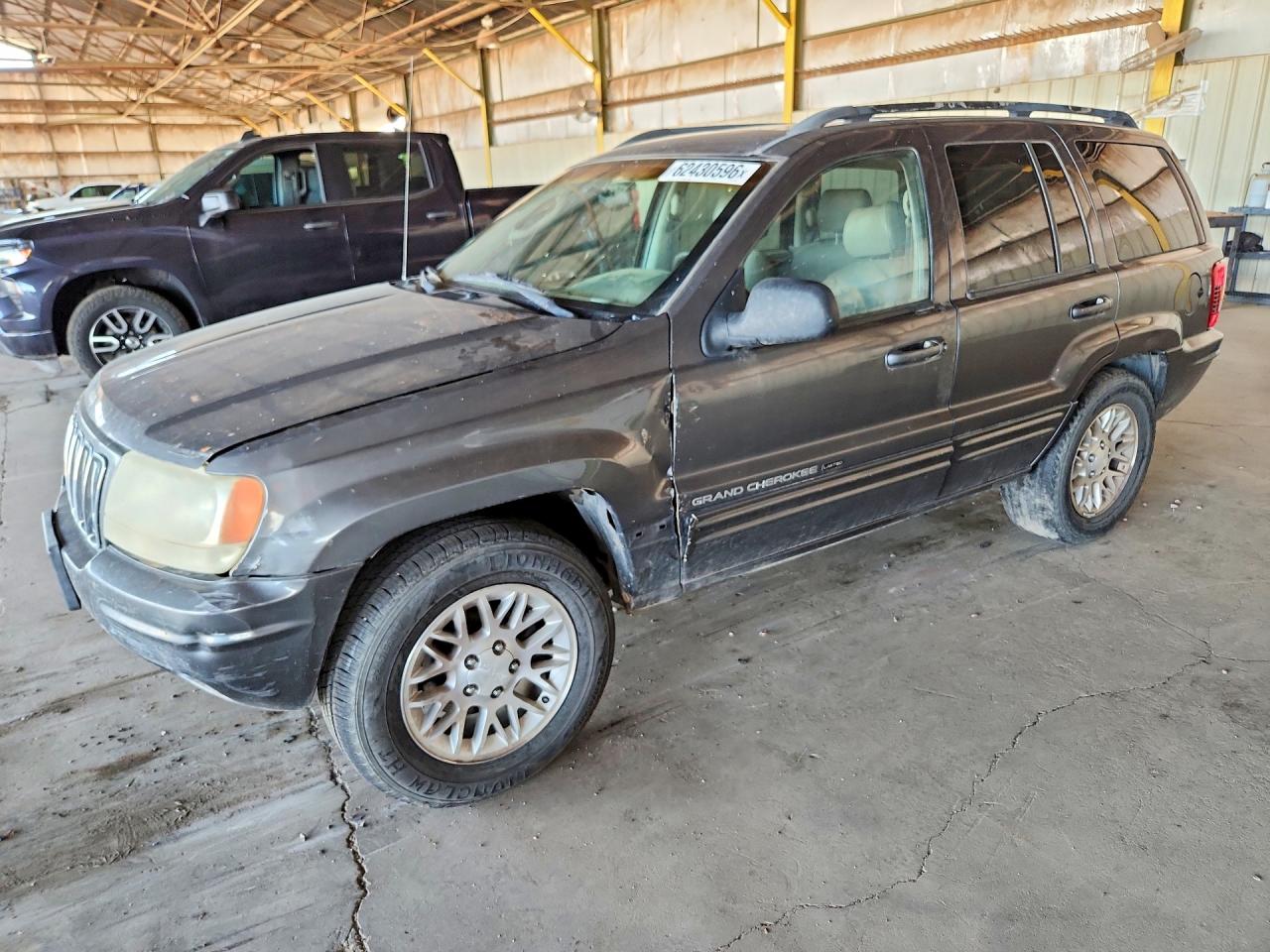 2002 Jeep Grand Cherokee Limited Белый vin: 1J4GW58N82C128489