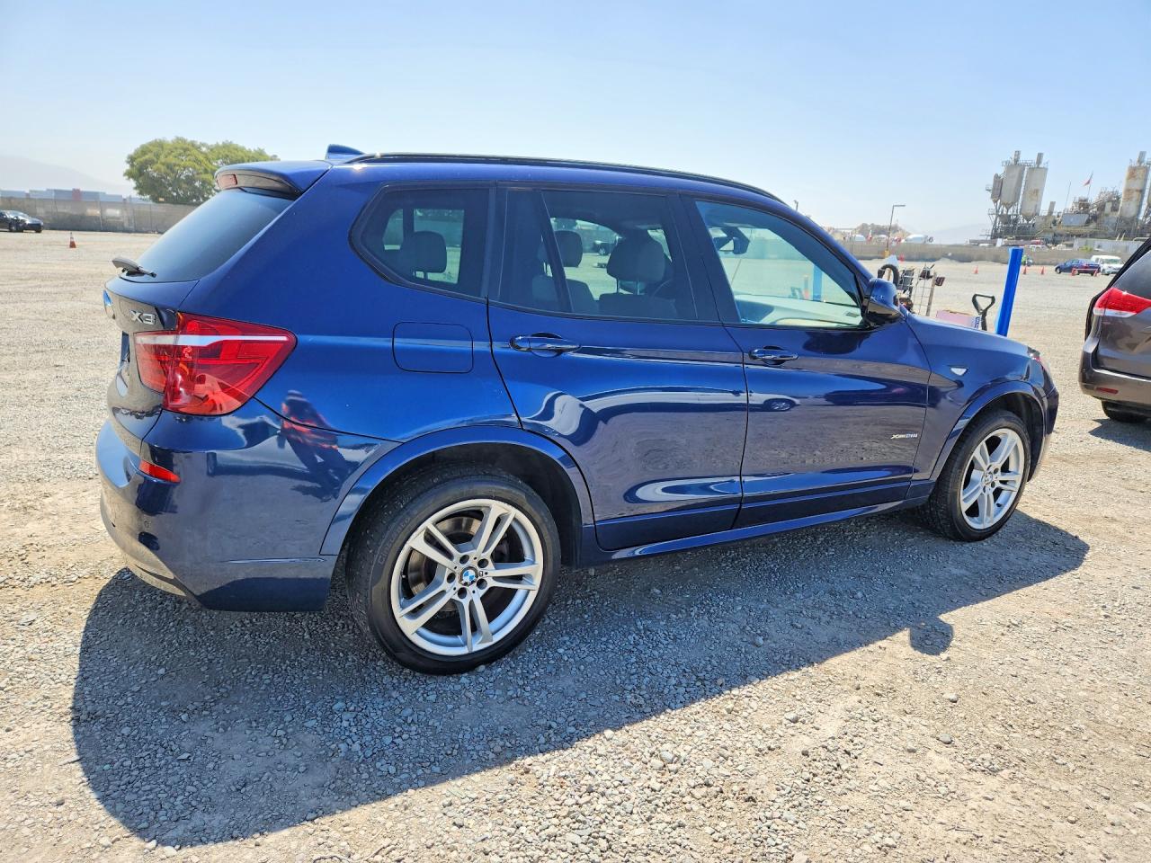 2014 Bmw X3 Xdrive28i Blue vin: 5UXWX9C56E0D31224