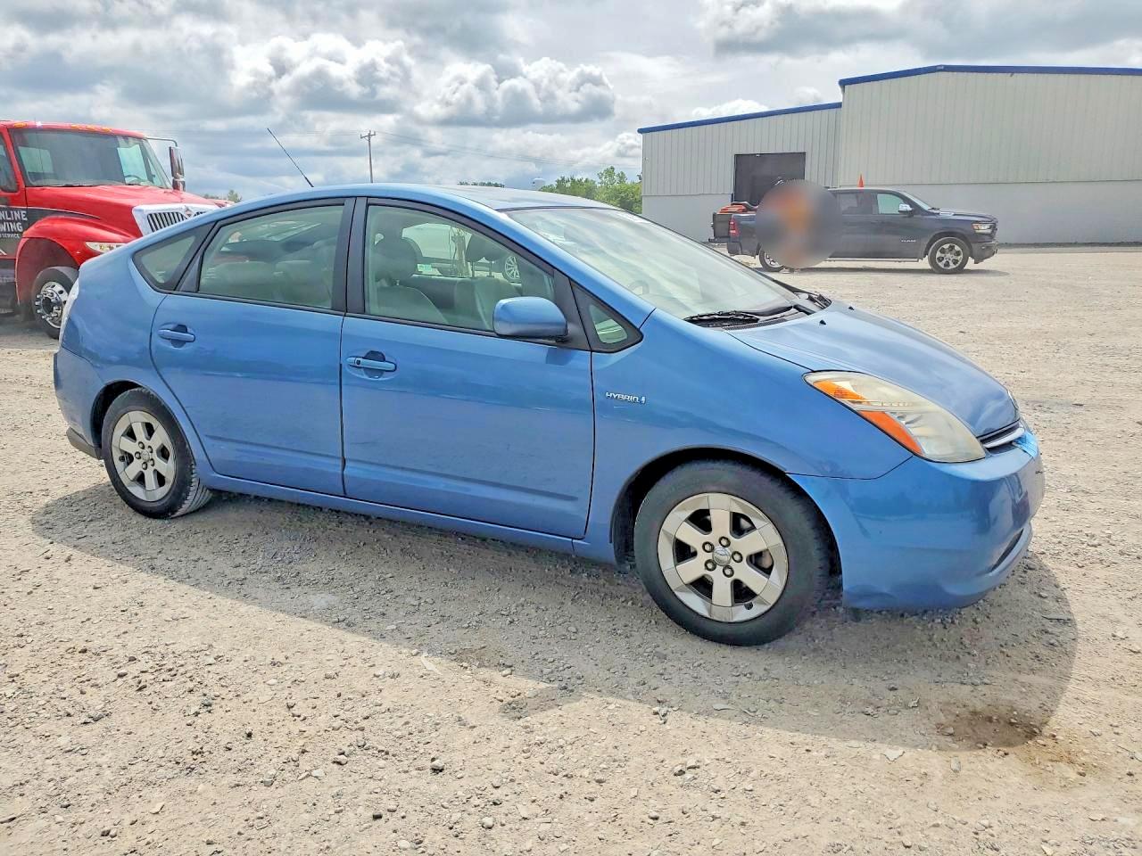 2008 Toyota Prius Base Blue vin: JTDKB20UX87787236