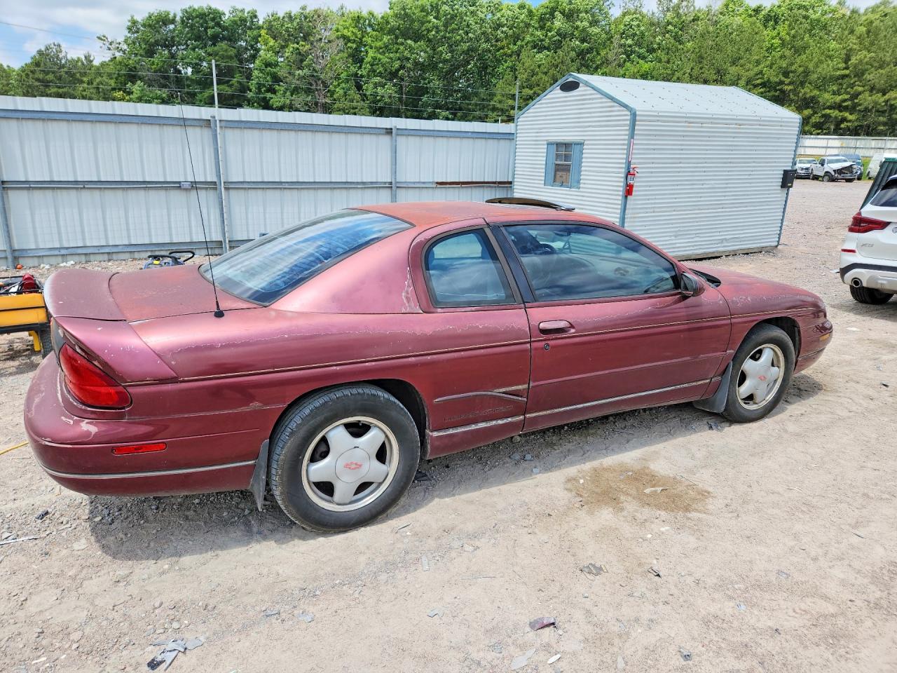 1996 Chevrolet Monte Carlo Z34 Burgundy vin: 2G1WX12X4T9256831