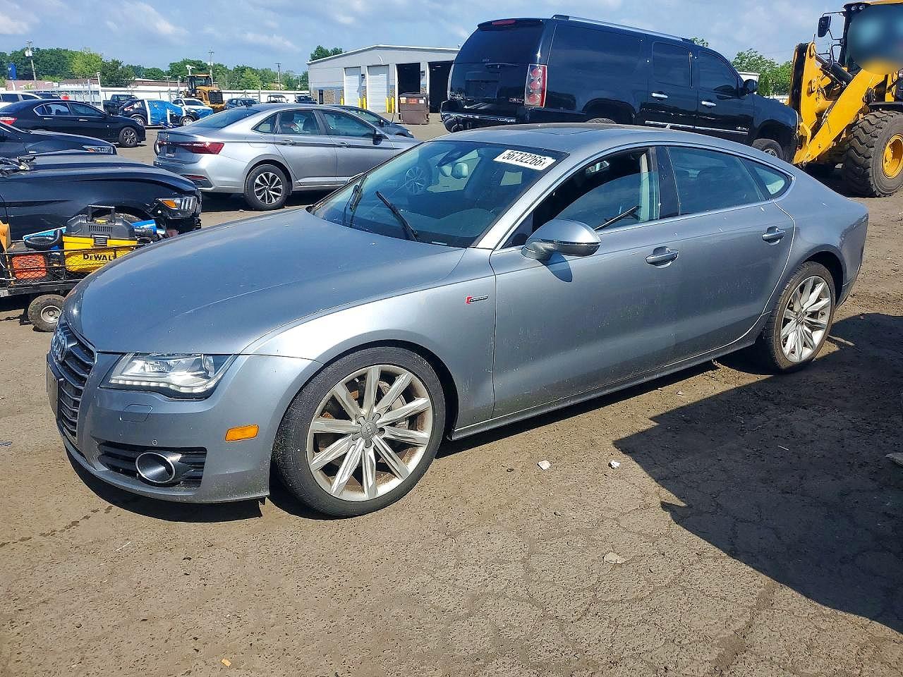 2014 Audi A7 Premium Plus Silver vin: WAUWGAFC4EN040280