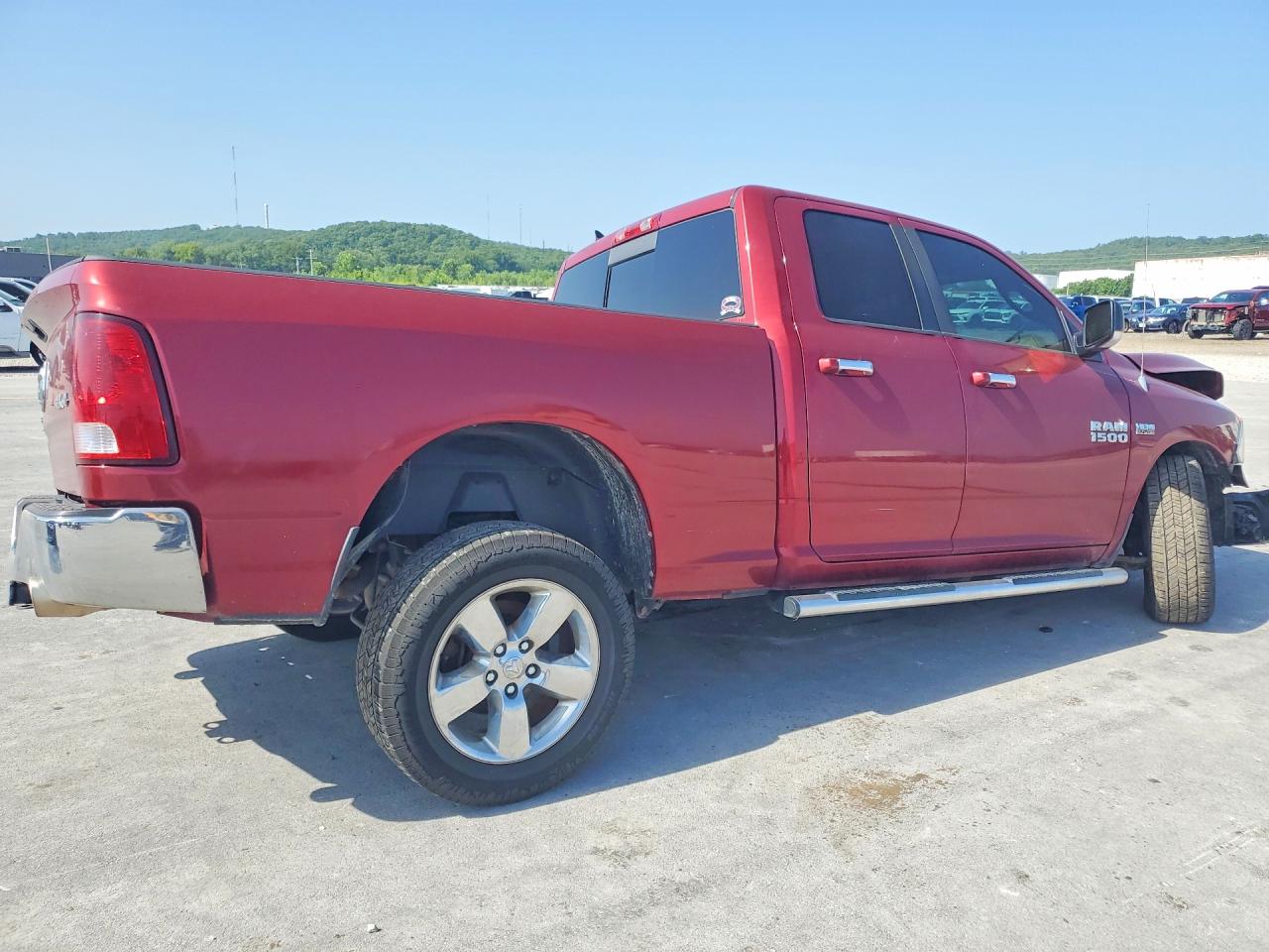 2013 Ram 1500 Slt Maroon vin: 1C6RR7GTXDS508581