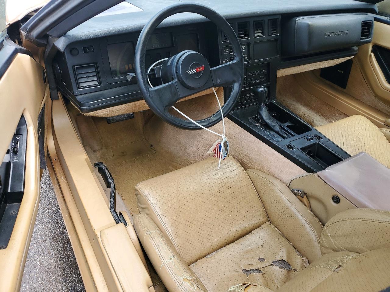 1984 Chevrolet Corvette Yellow vin: 1G1AY0788E5123461