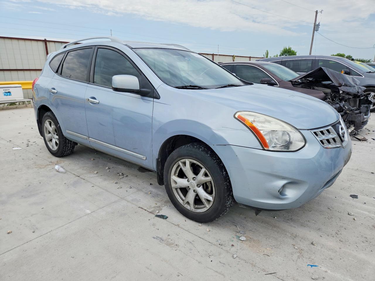2011 Nissan Rogue S Blue vin: JN8AS5MT2BW171711