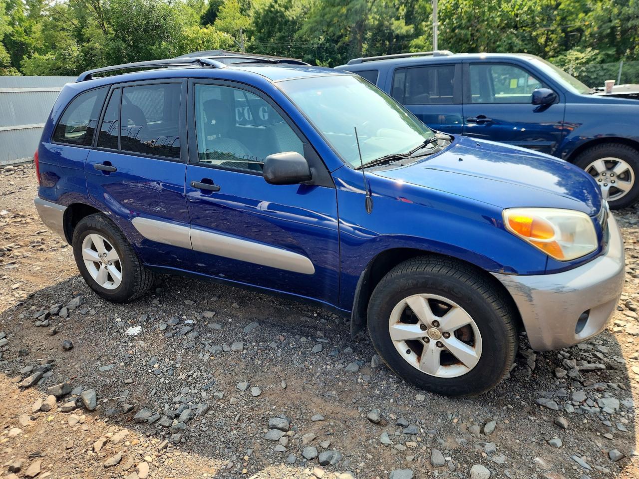 2004 Toyota Rav4 Base Blue vin: JTEGD20V240026319
